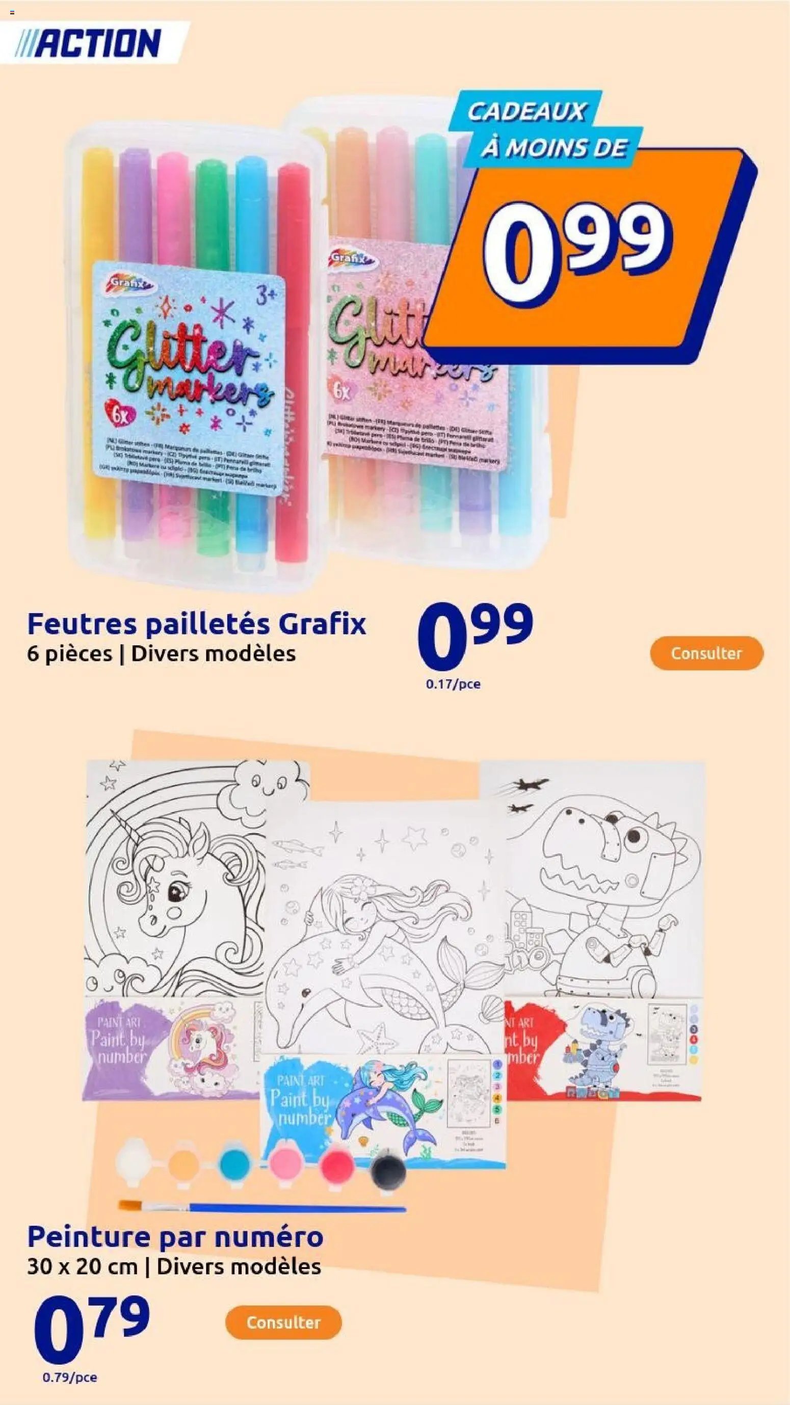 Action catalogue de la semaine