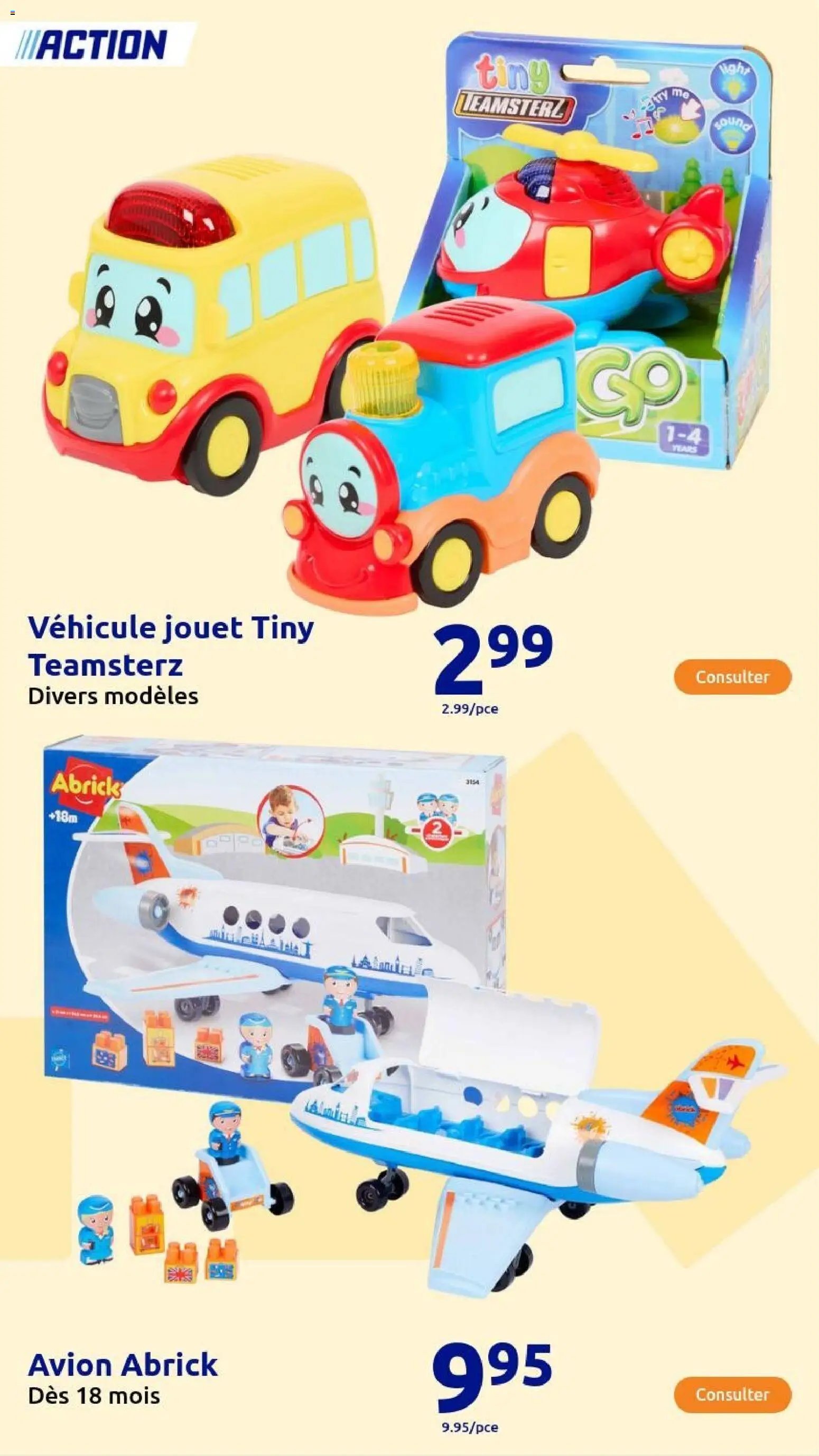 Action catalogue de la semaine