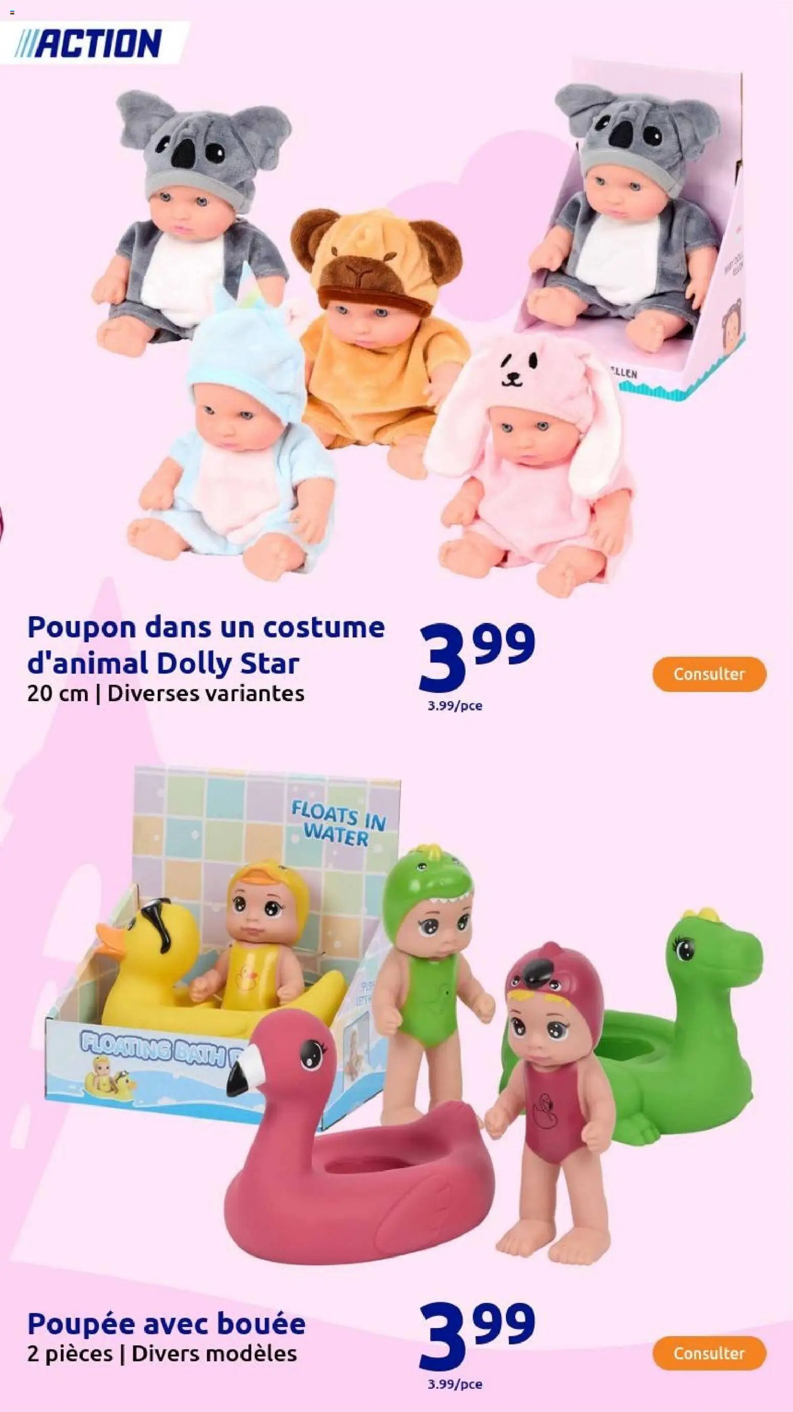 Action catalogue de la semaine