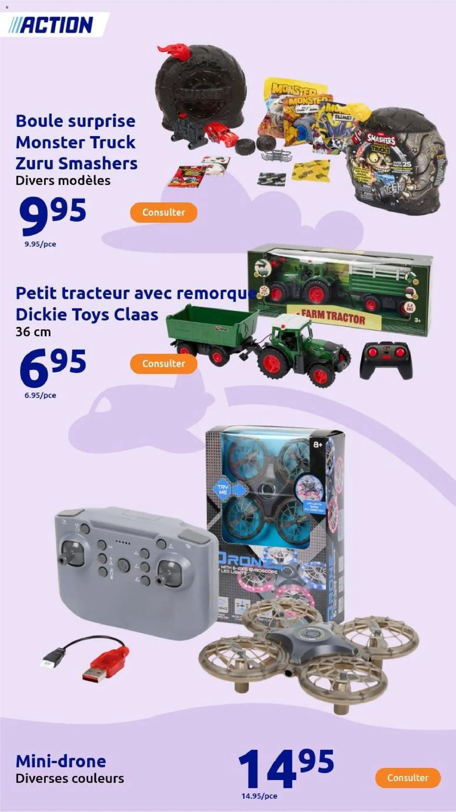 Action catalogue de la semaine