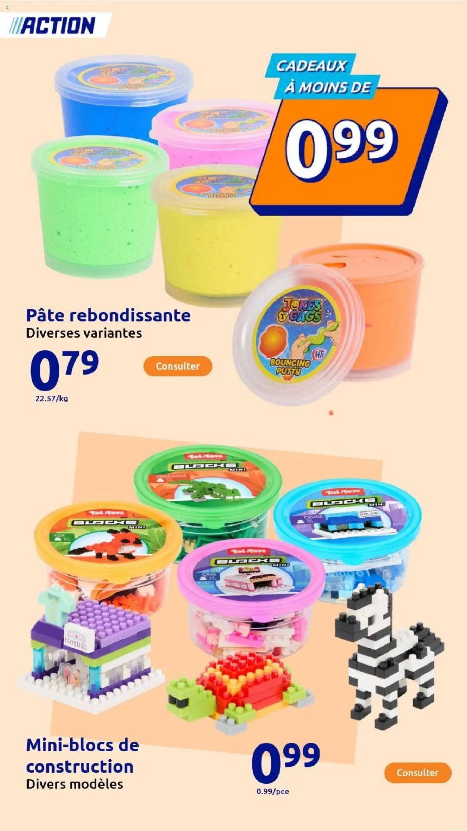 Action catalogue de la semaine