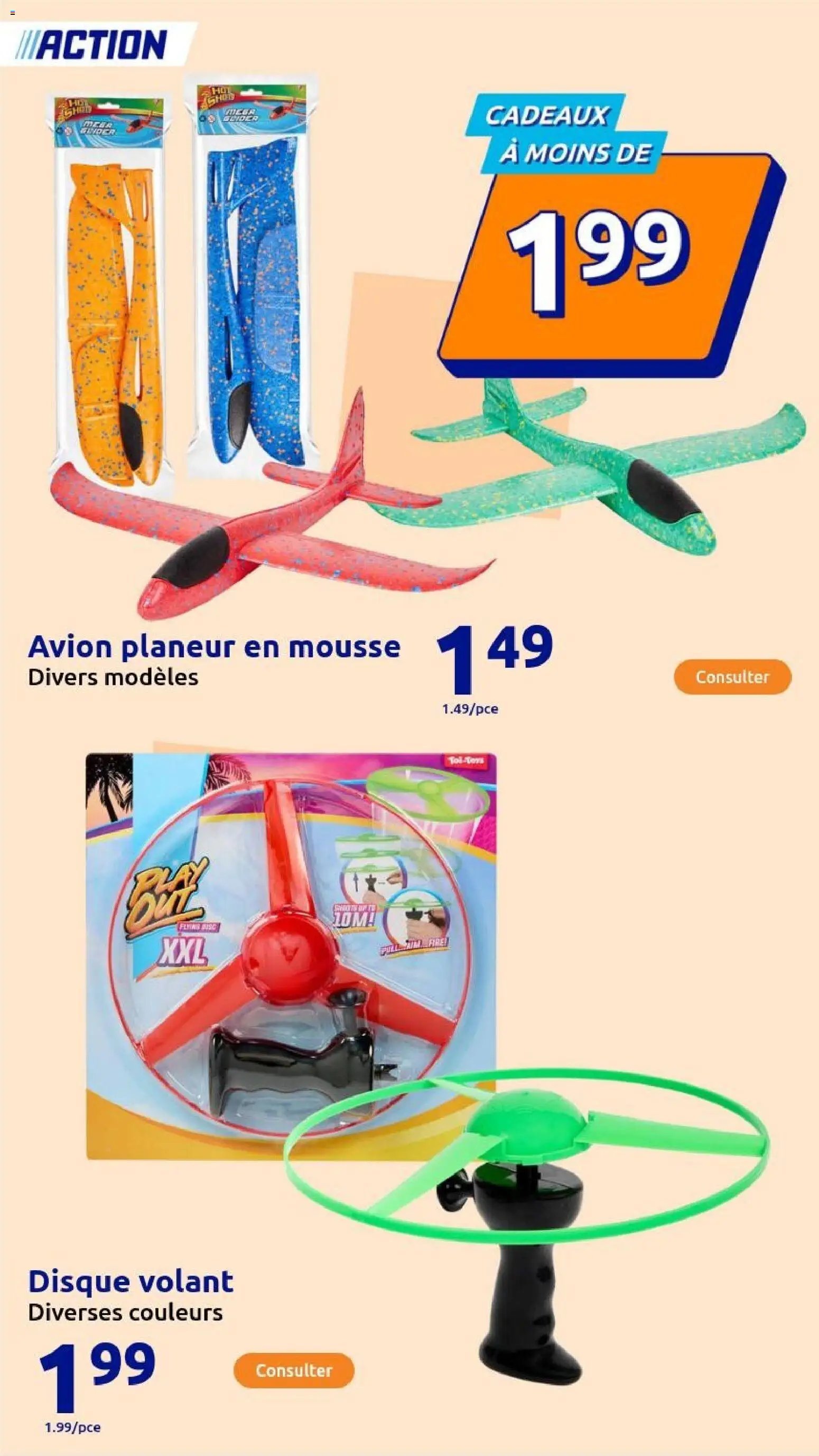 Action catalogue de la semaine