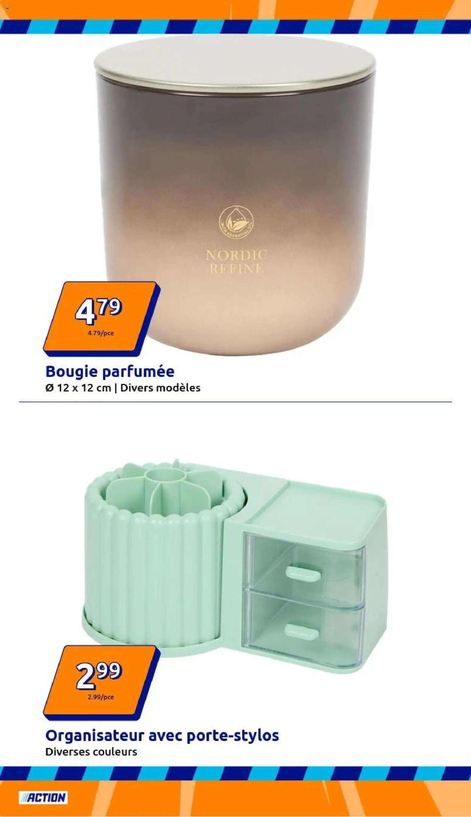 Action catalogue de la semaine 1