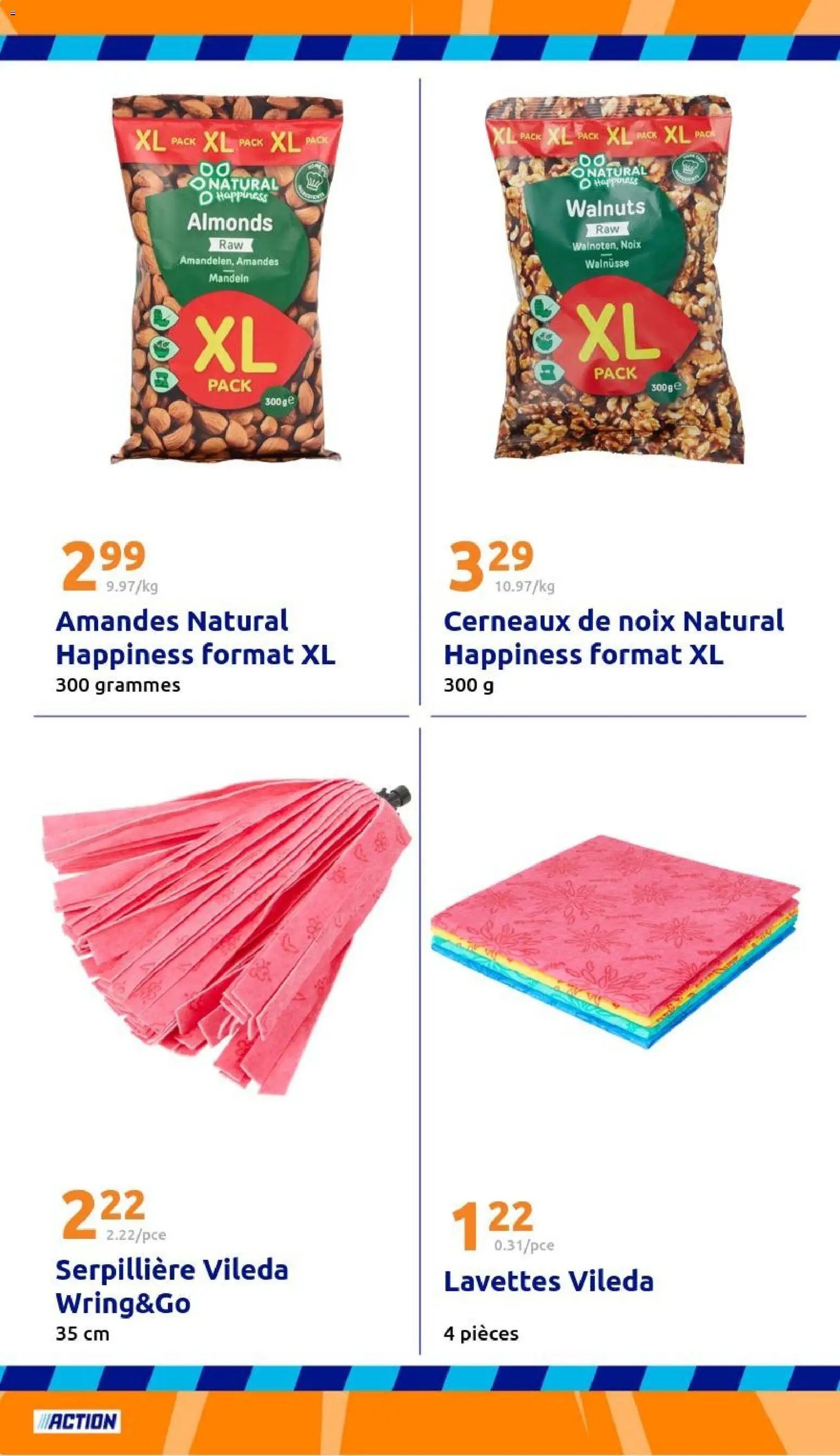 Action catalogue de la semaine 1