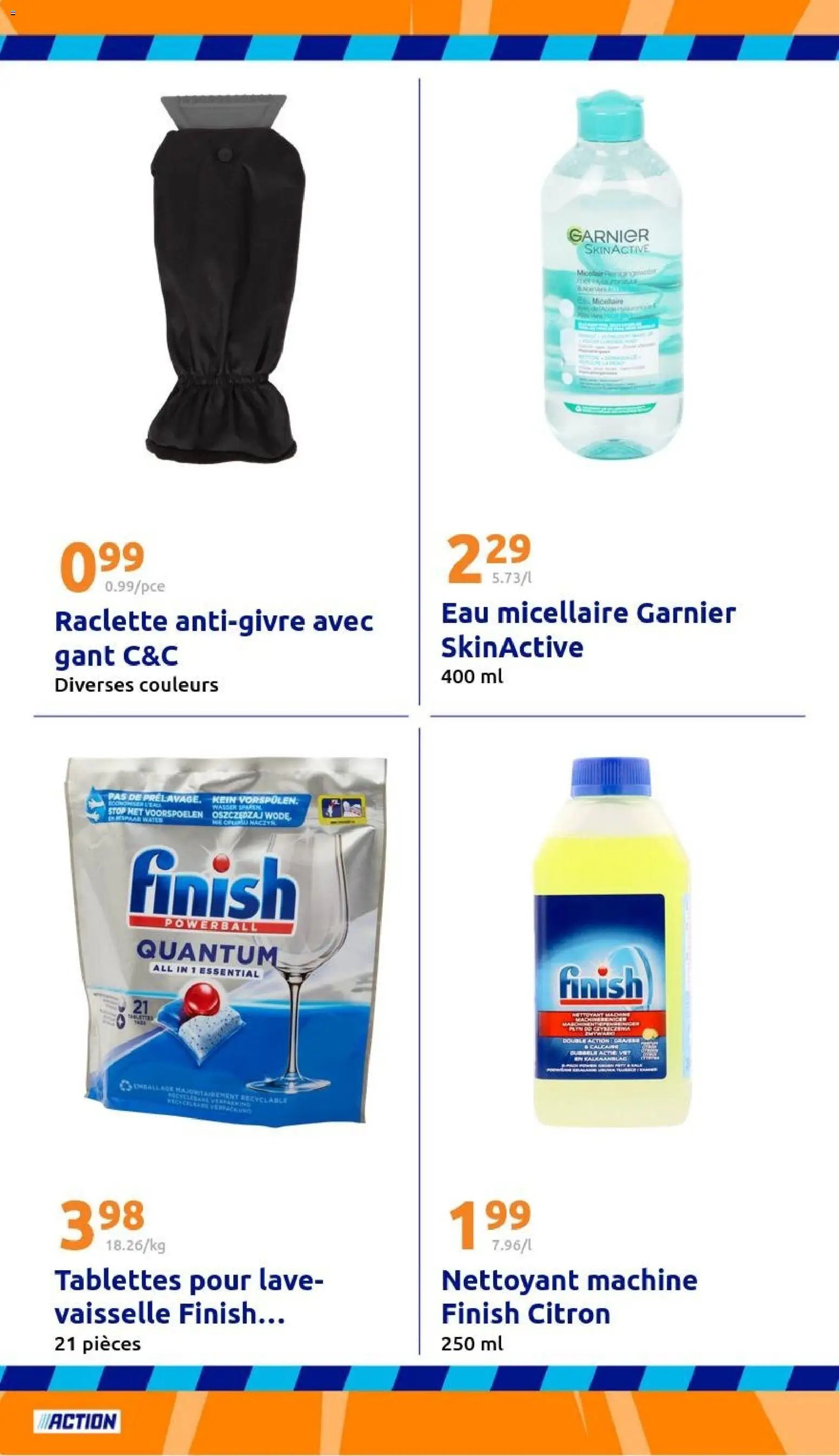 Action catalogue de la semaine 1