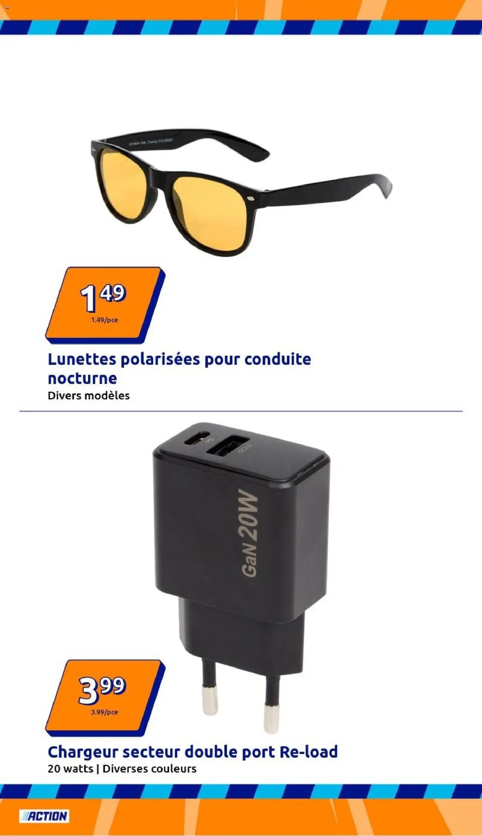 Action catalogue de la semaine 1