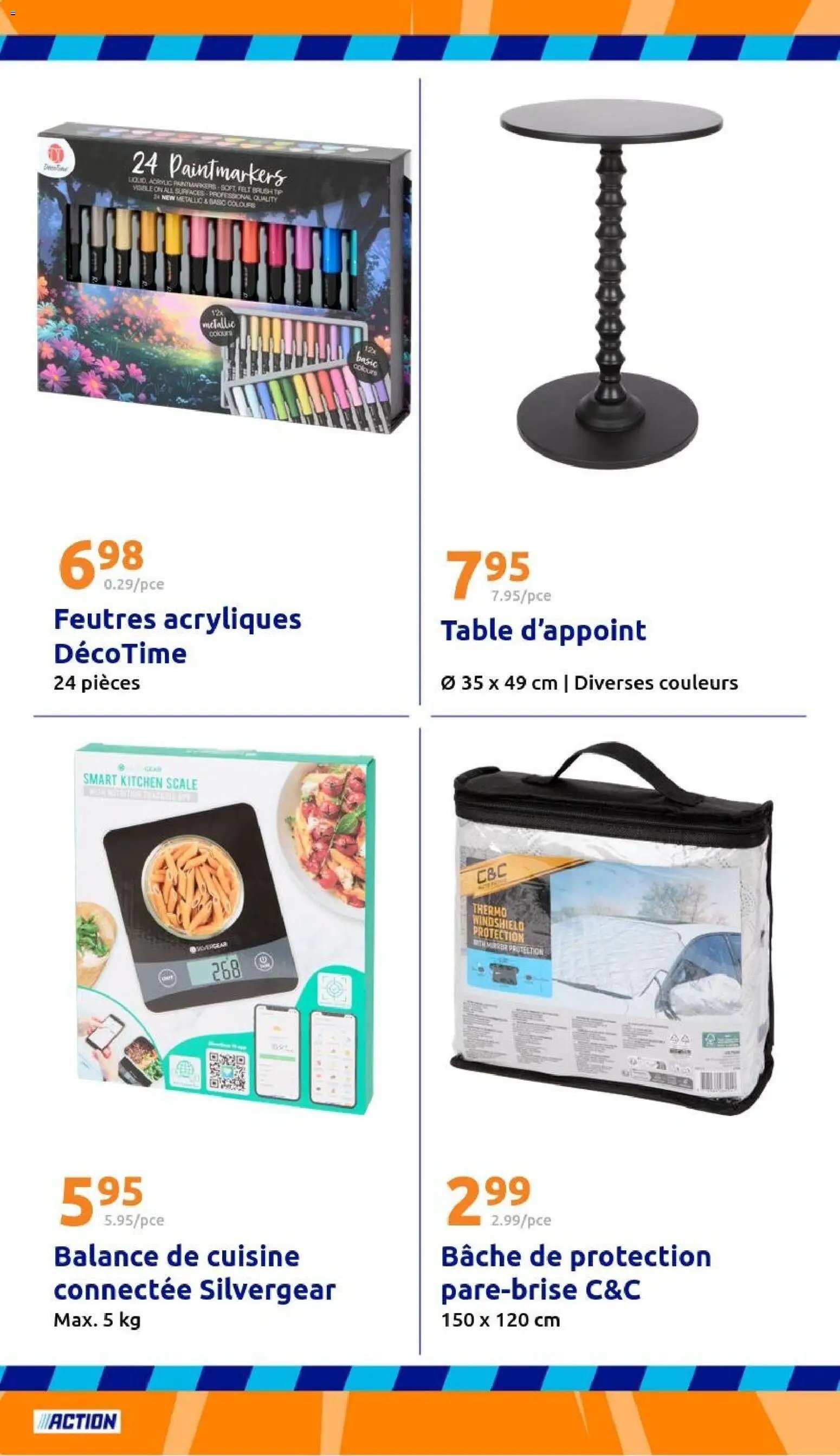 Action catalogue de la semaine 1