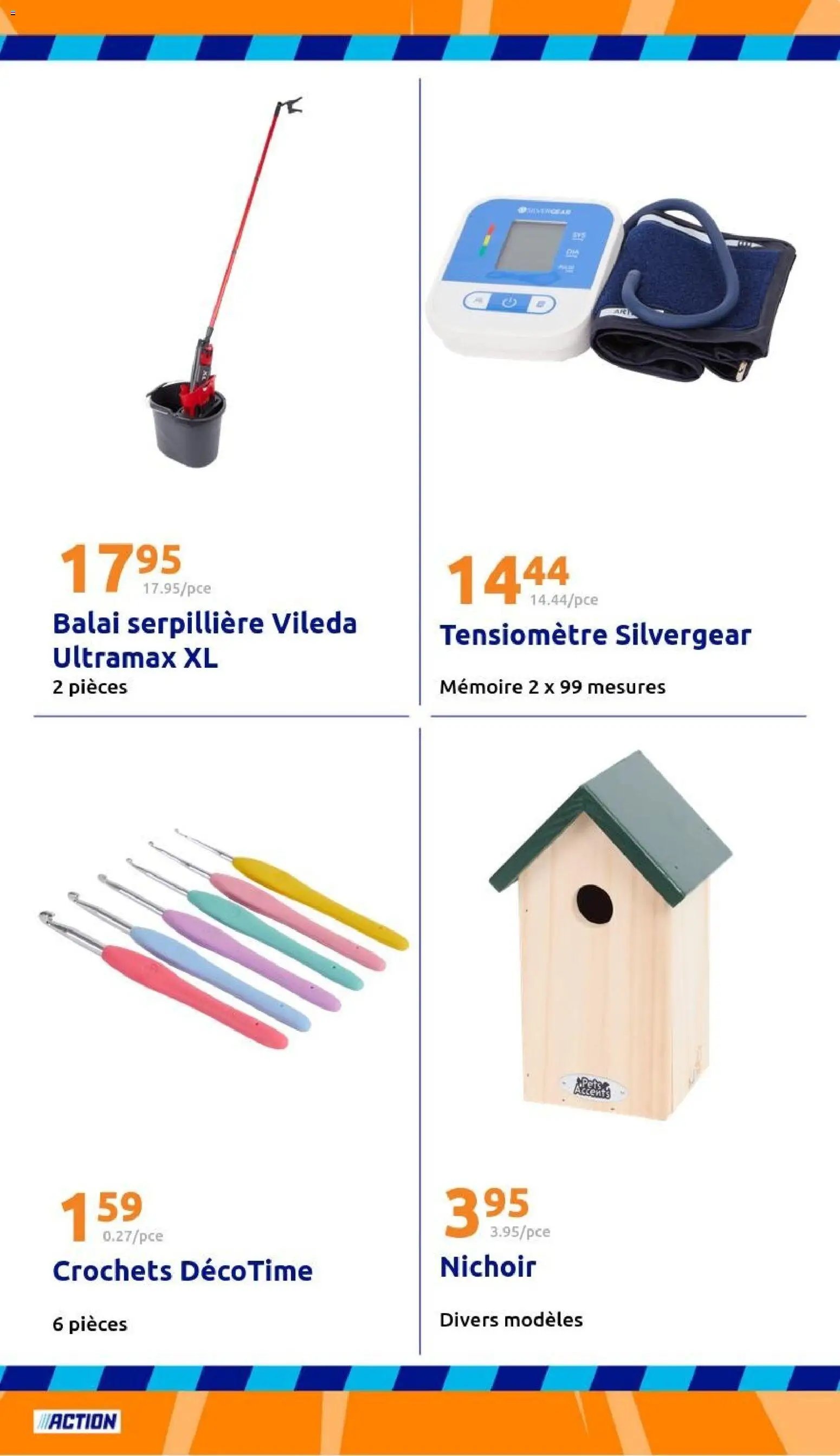 Action catalogue de la semaine 1