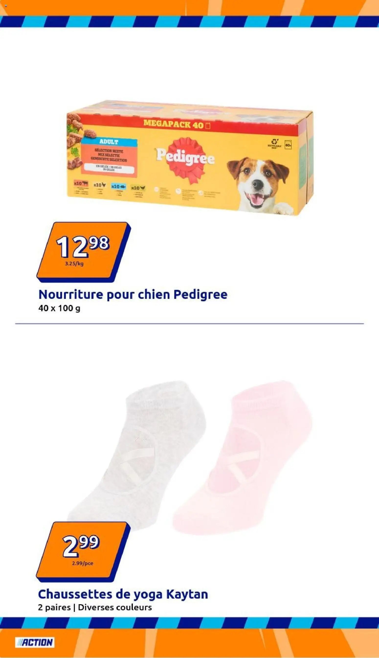 Action catalogue de la semaine 1