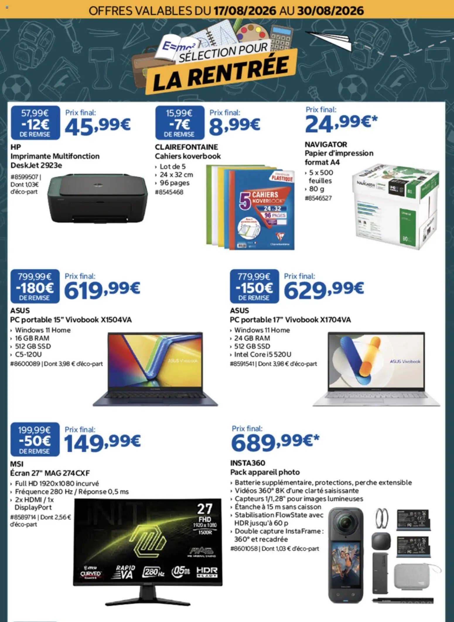 Costco Selection pour la rentree