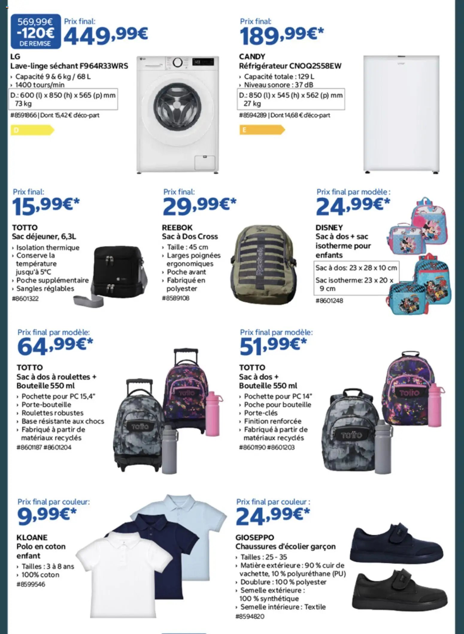 Costco Selection pour la rentree