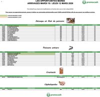 Promocash Opportunités Marée (2026-03-10 - 2026-03-12)