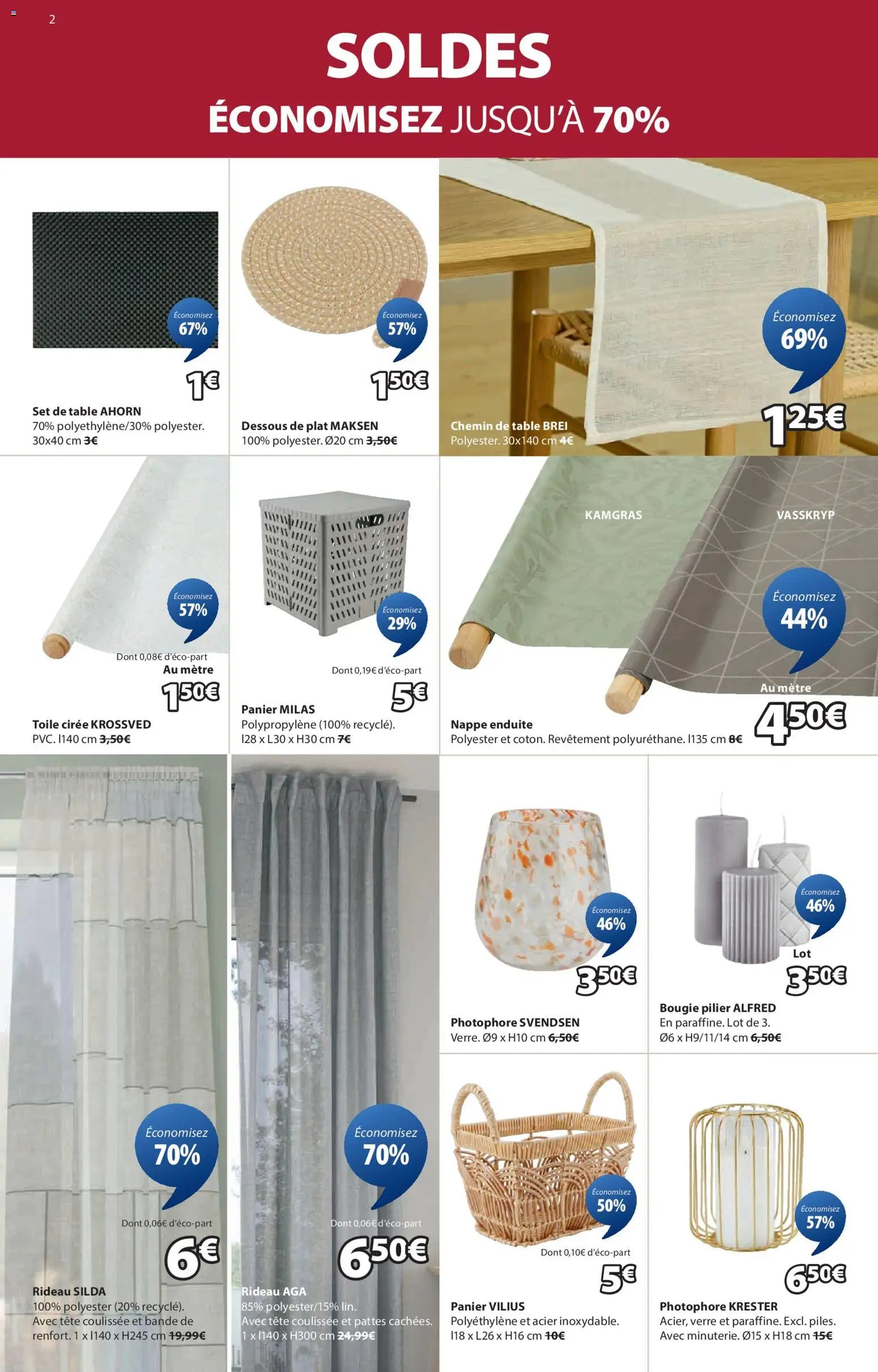 Jysk Soldes économisez jusqu´à 70%