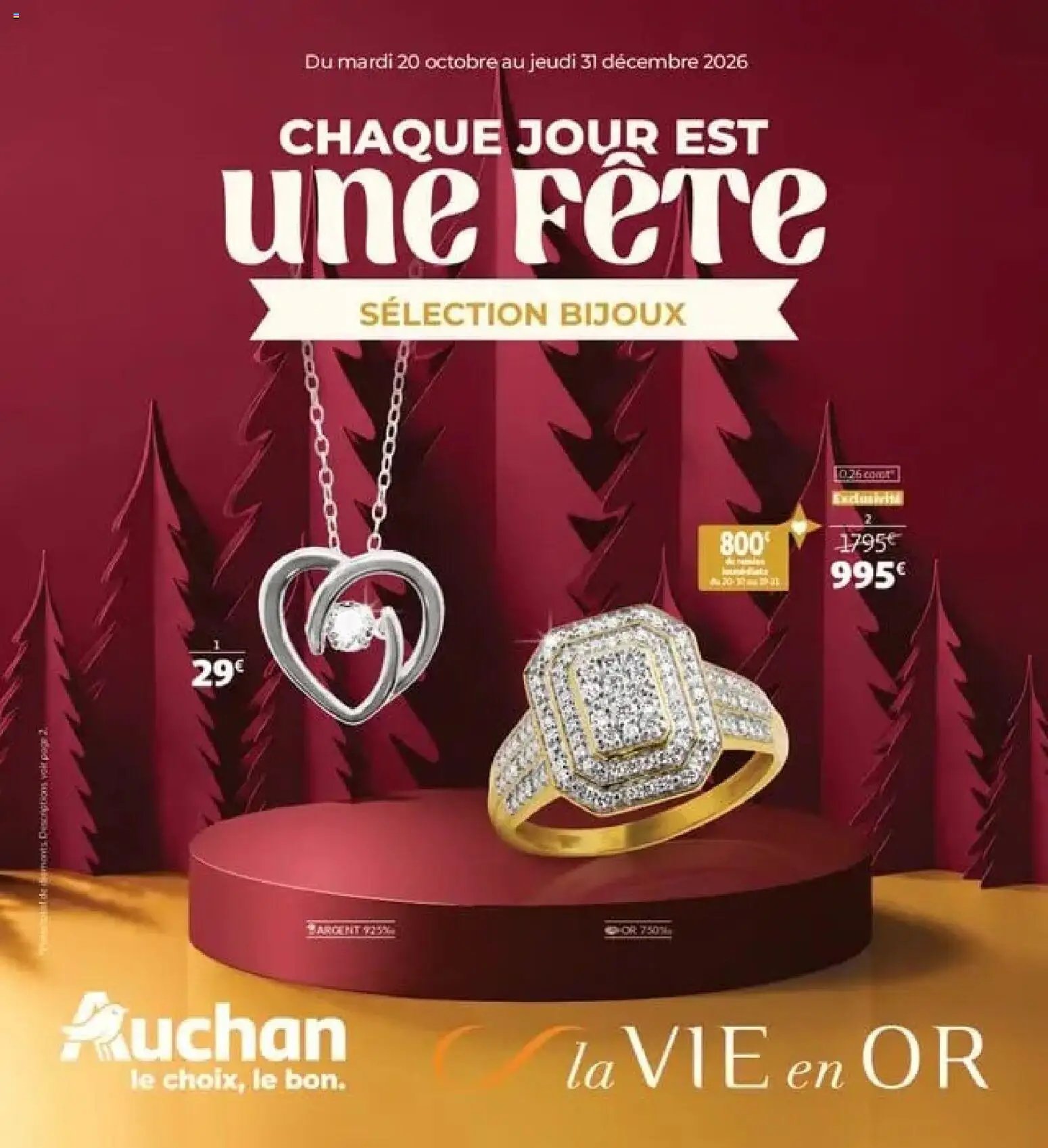 Auchan Bijoux pour les fêtes