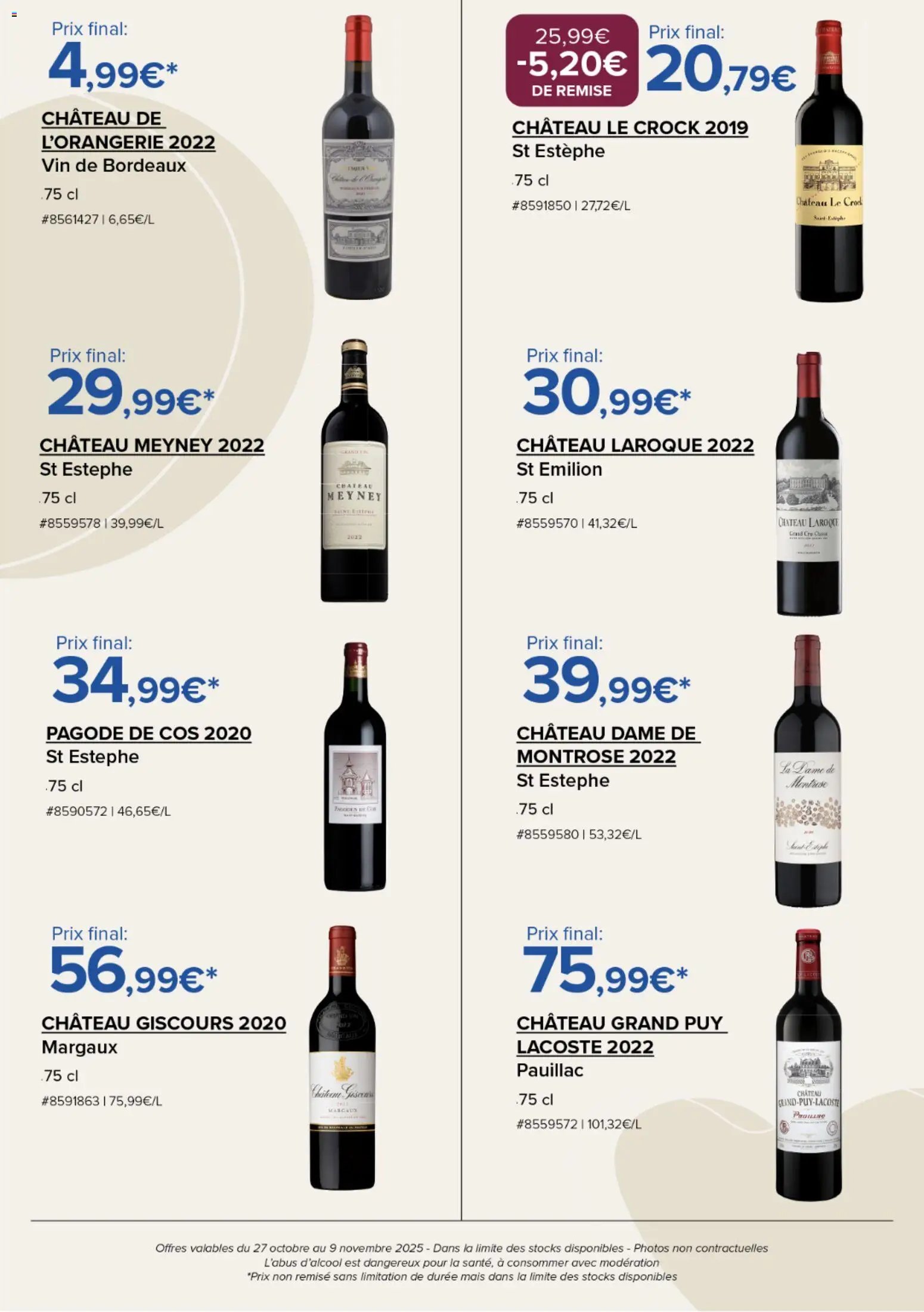Costco catalogue foire aux vins