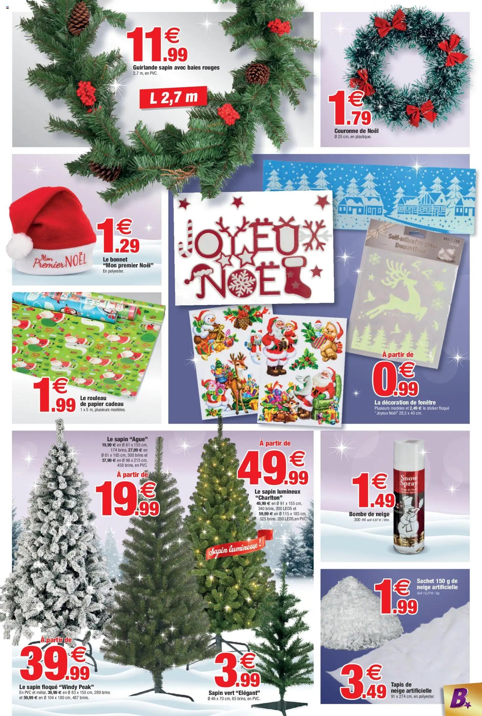 Bazarland catalogue Noël