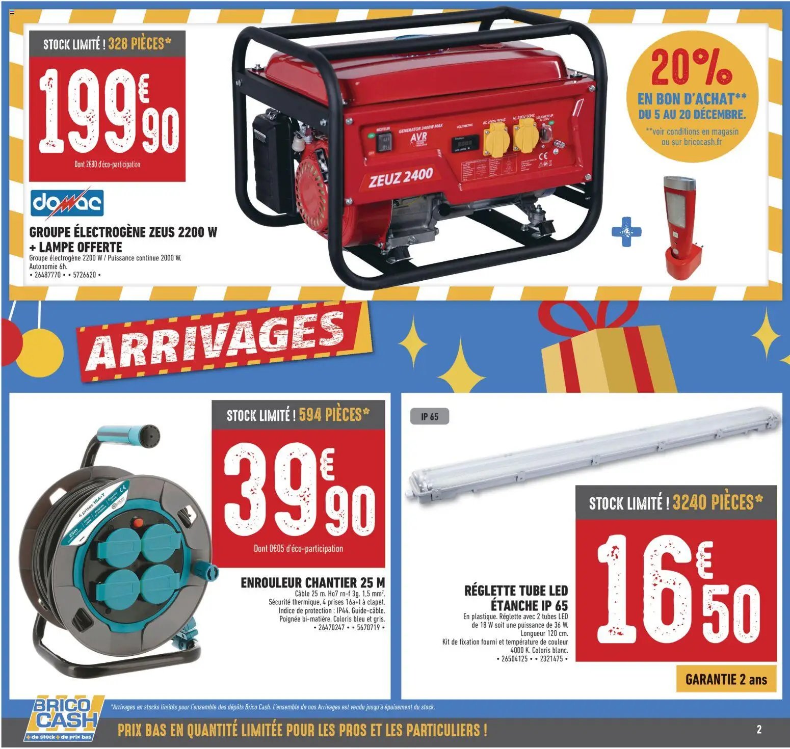 Brico Cash L'arrivage de décembre