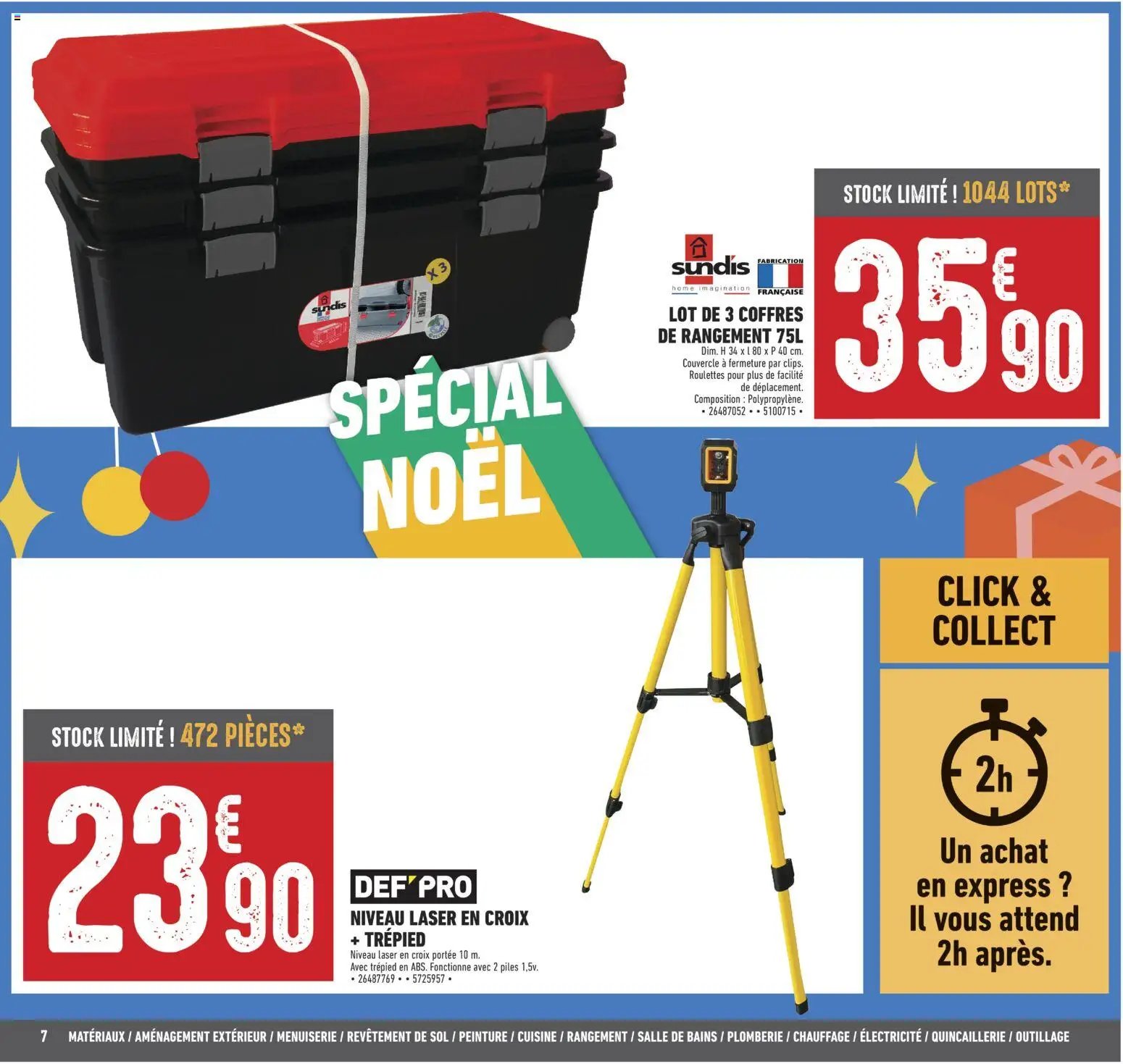 Brico Cash L'arrivage de décembre