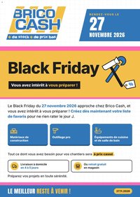 Brico Cash Black Friday Avis