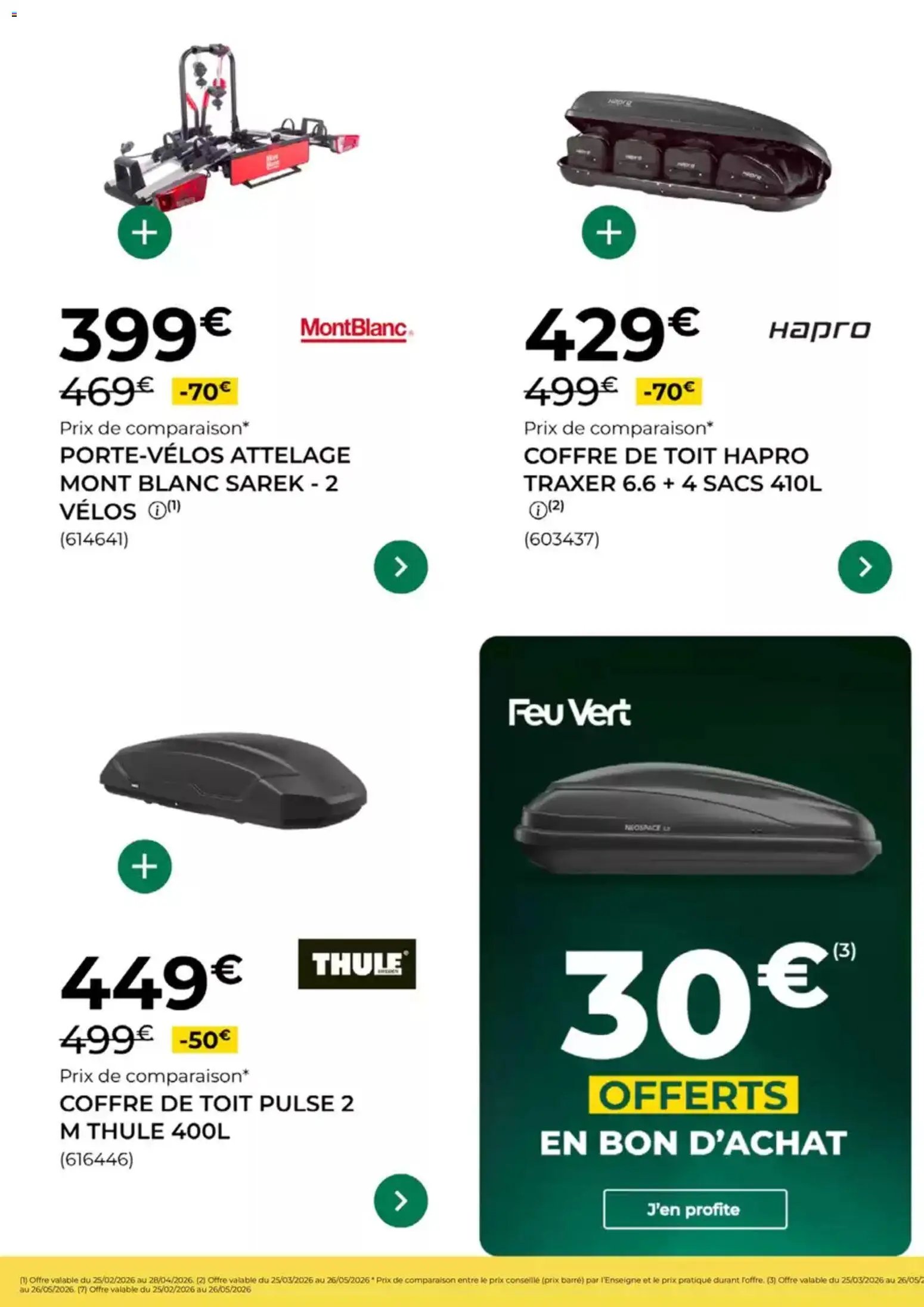 Feu Vert catalogue (2026-03-25 - 2026-04-28)