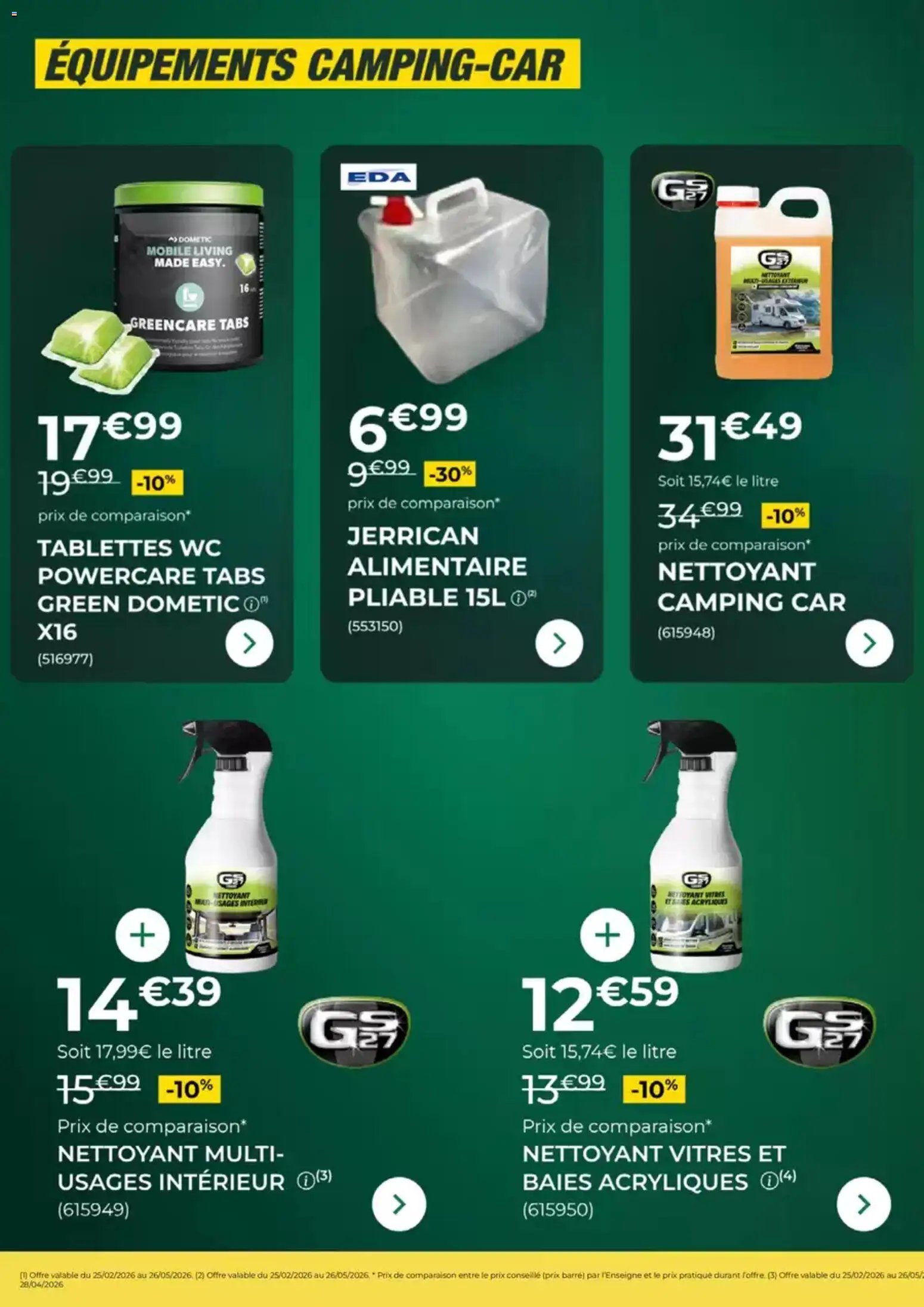 Feu Vert catalogue (2026-03-25 - 2026-04-28)