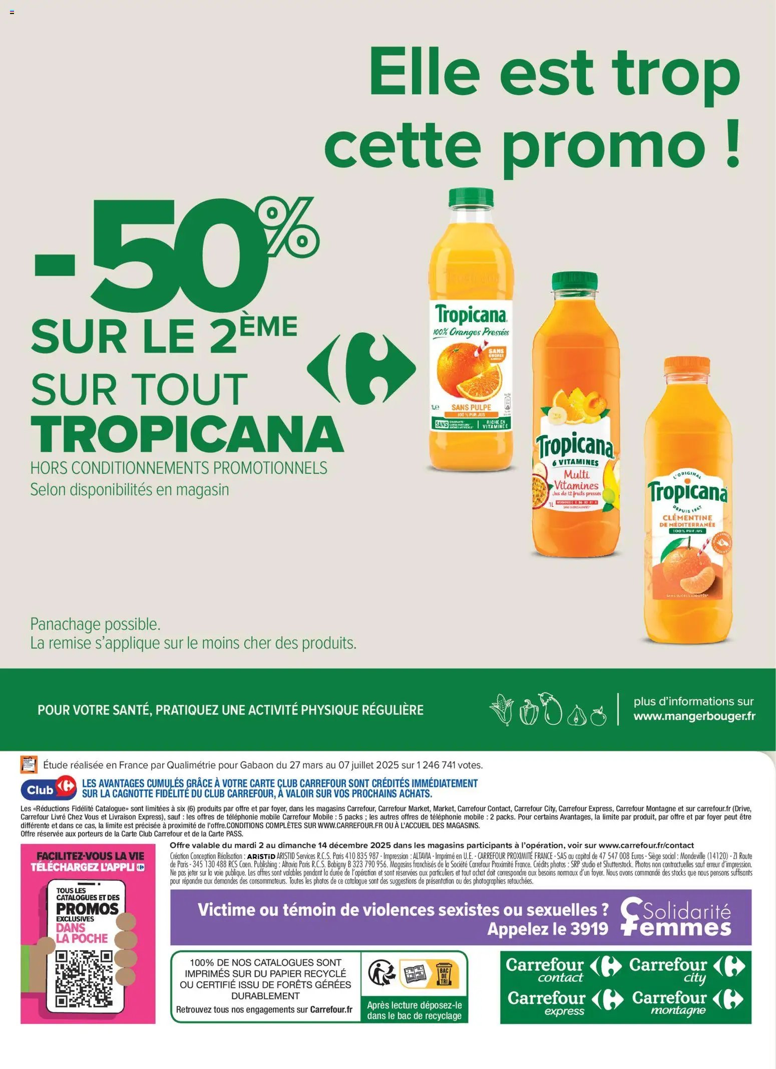 Carrefour contact J'peux pas j'ai promo