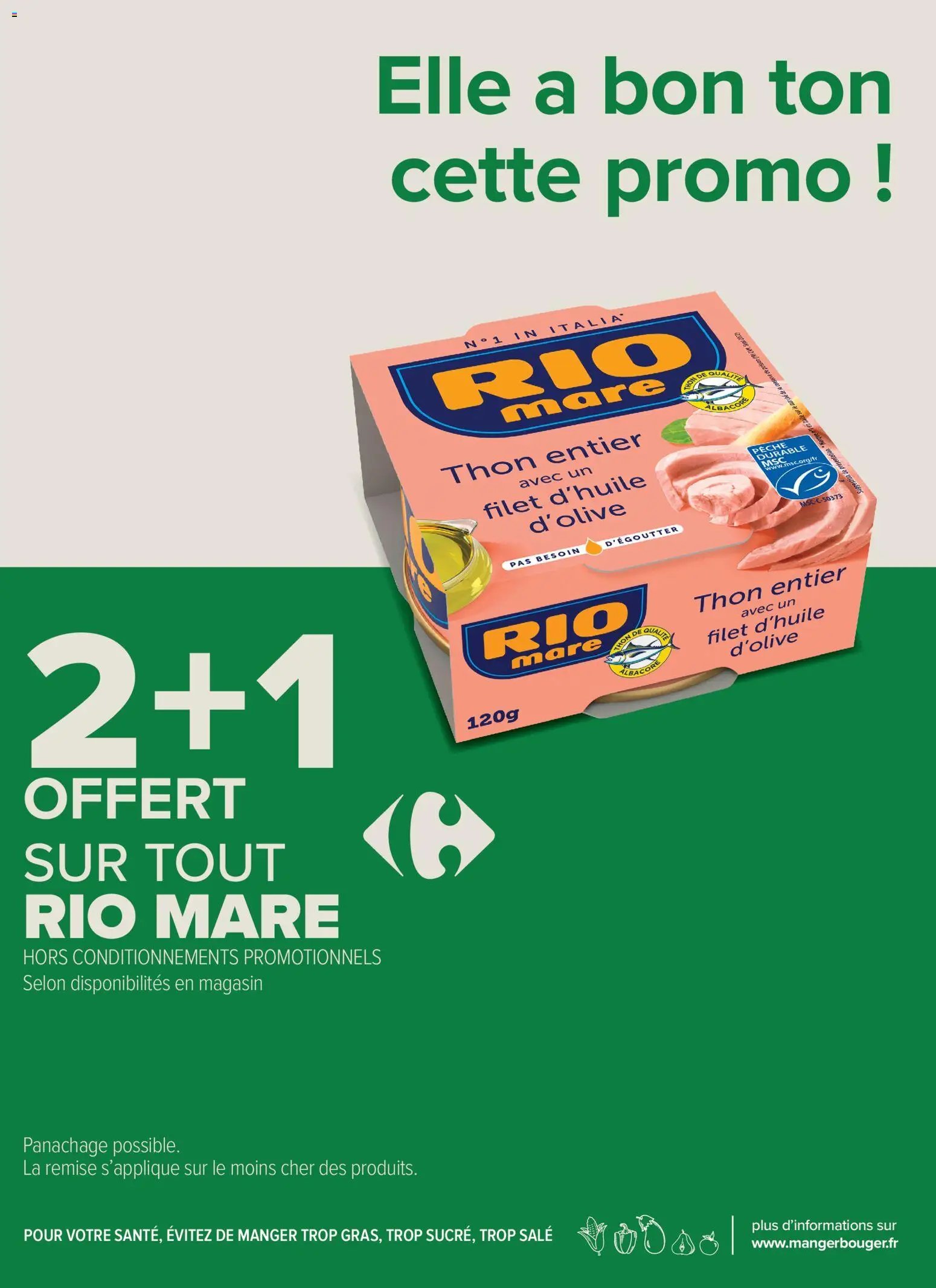 Carrefour contact J'peux pas j'ai promo