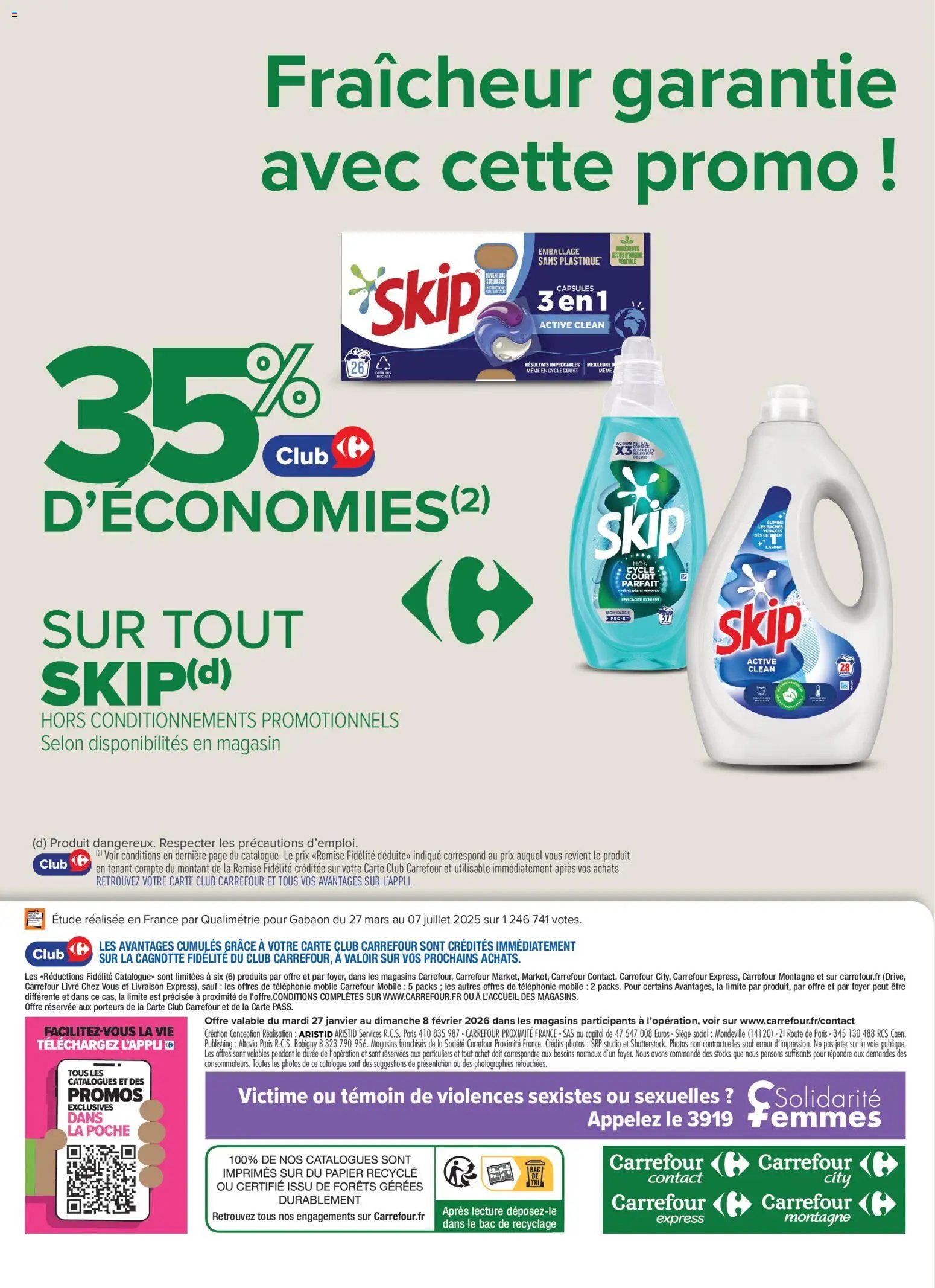 Carrefour City Spécial chandeleur à goût promo !