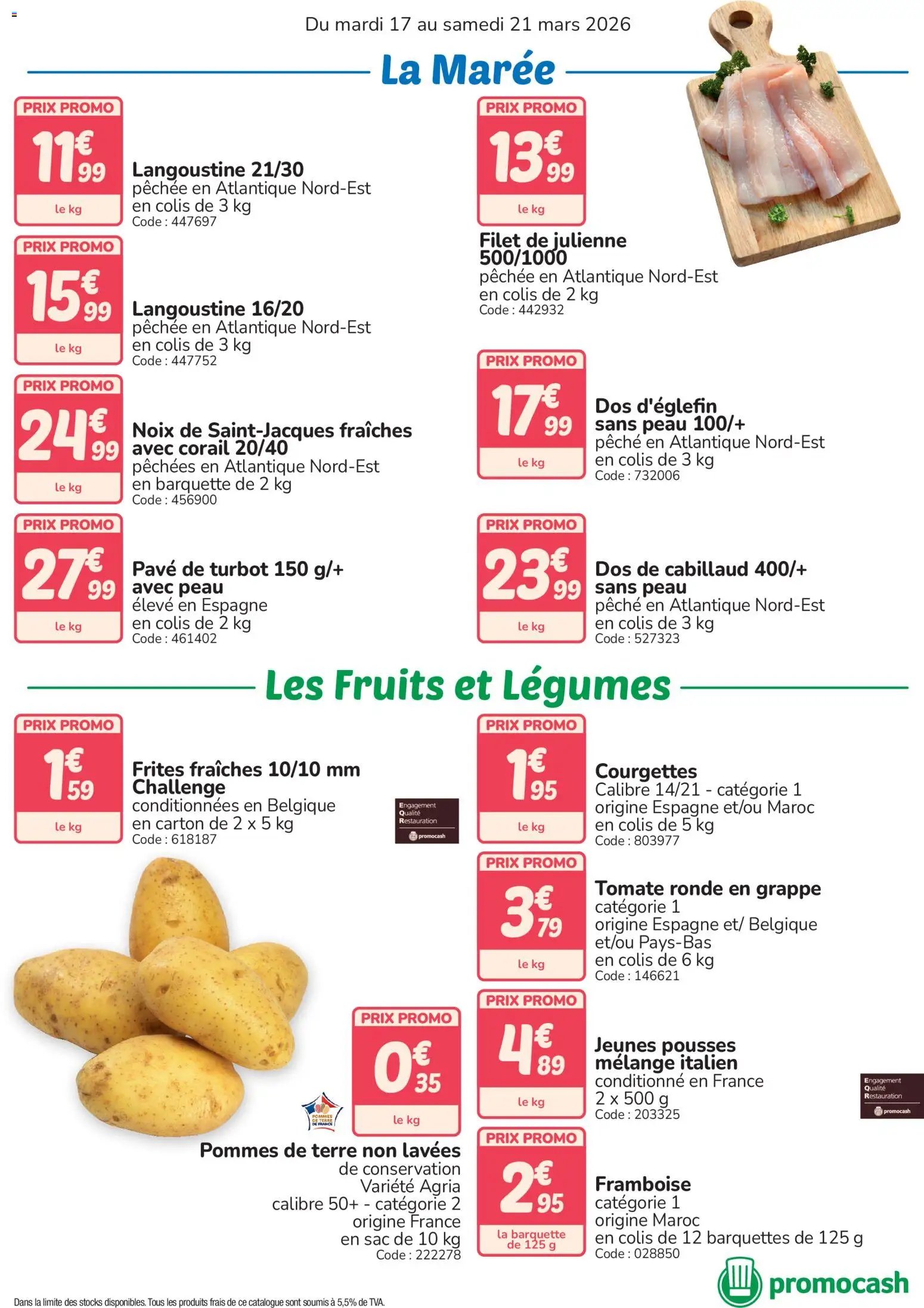 Promocash Frais au meilleur cours