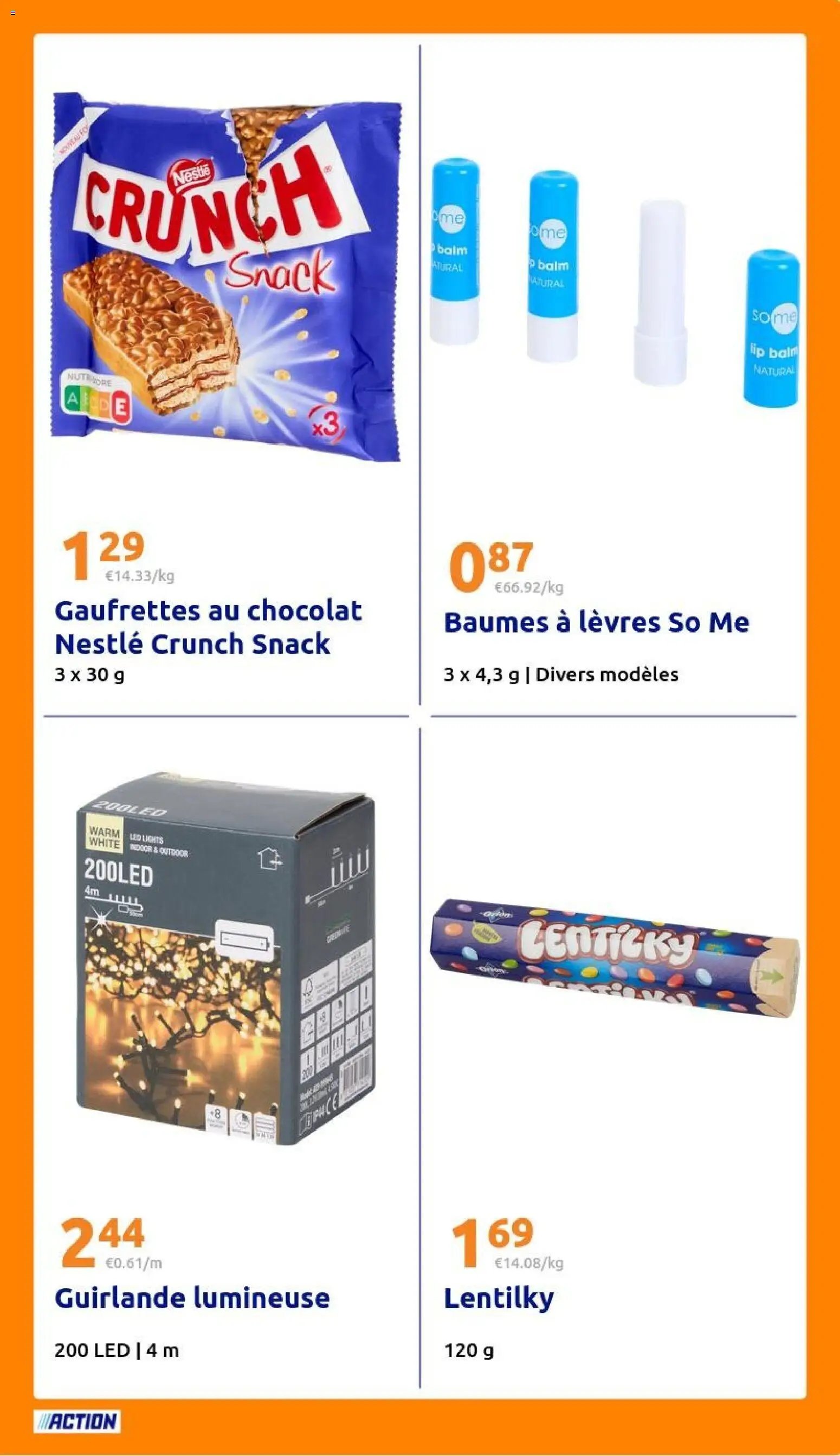 Action catalogue