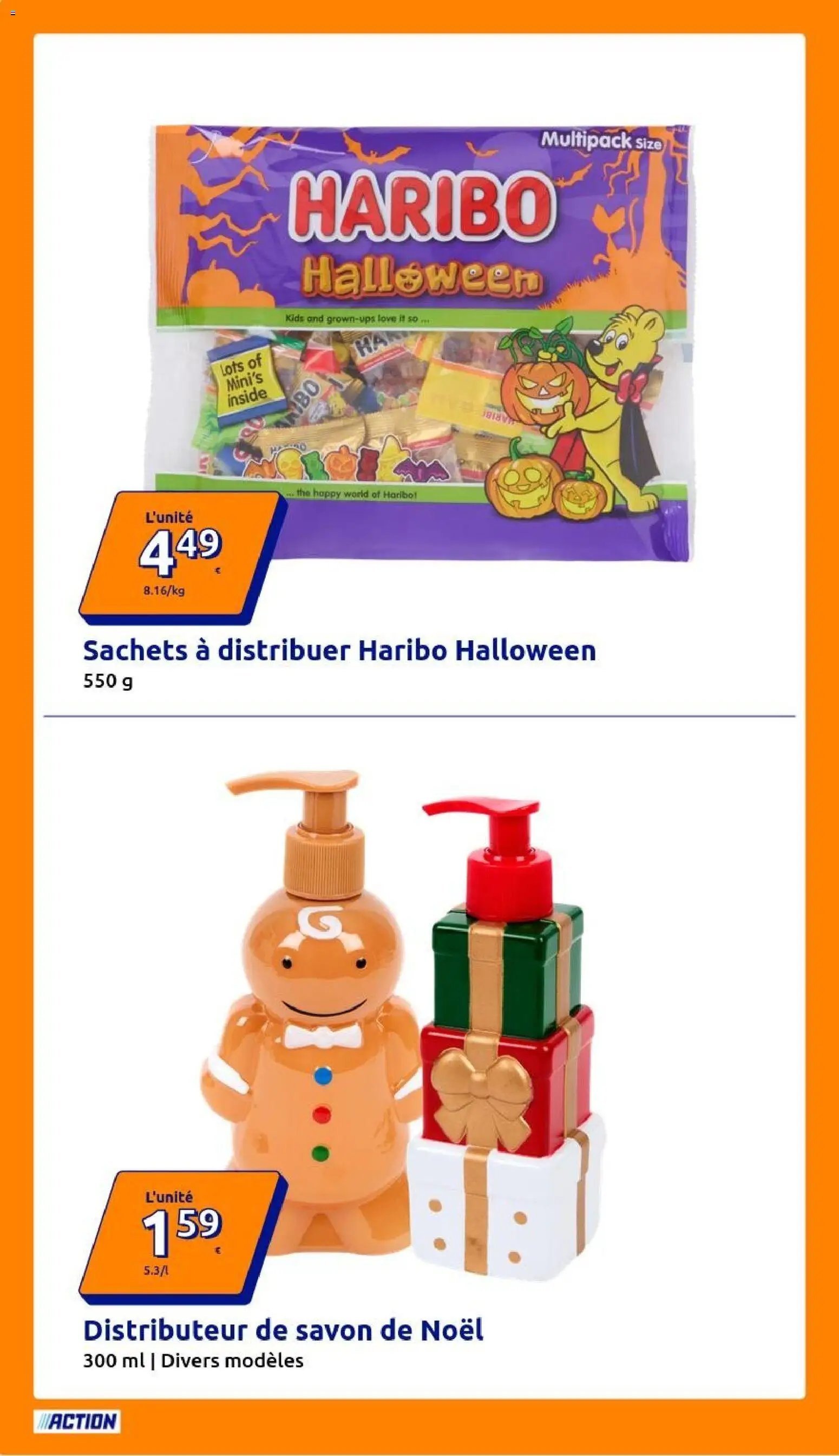 Action catalogue