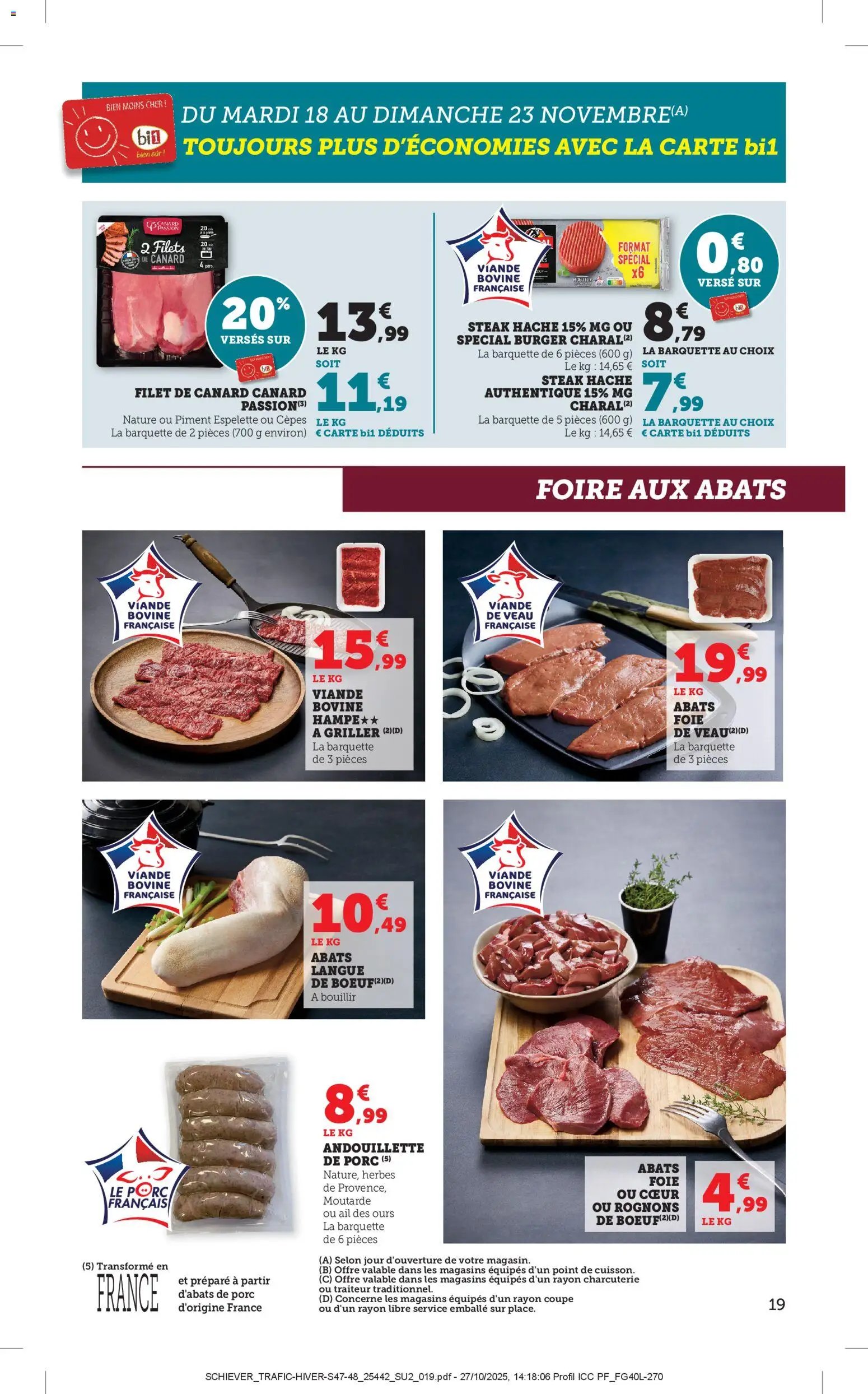 bi1 Le offre du moment