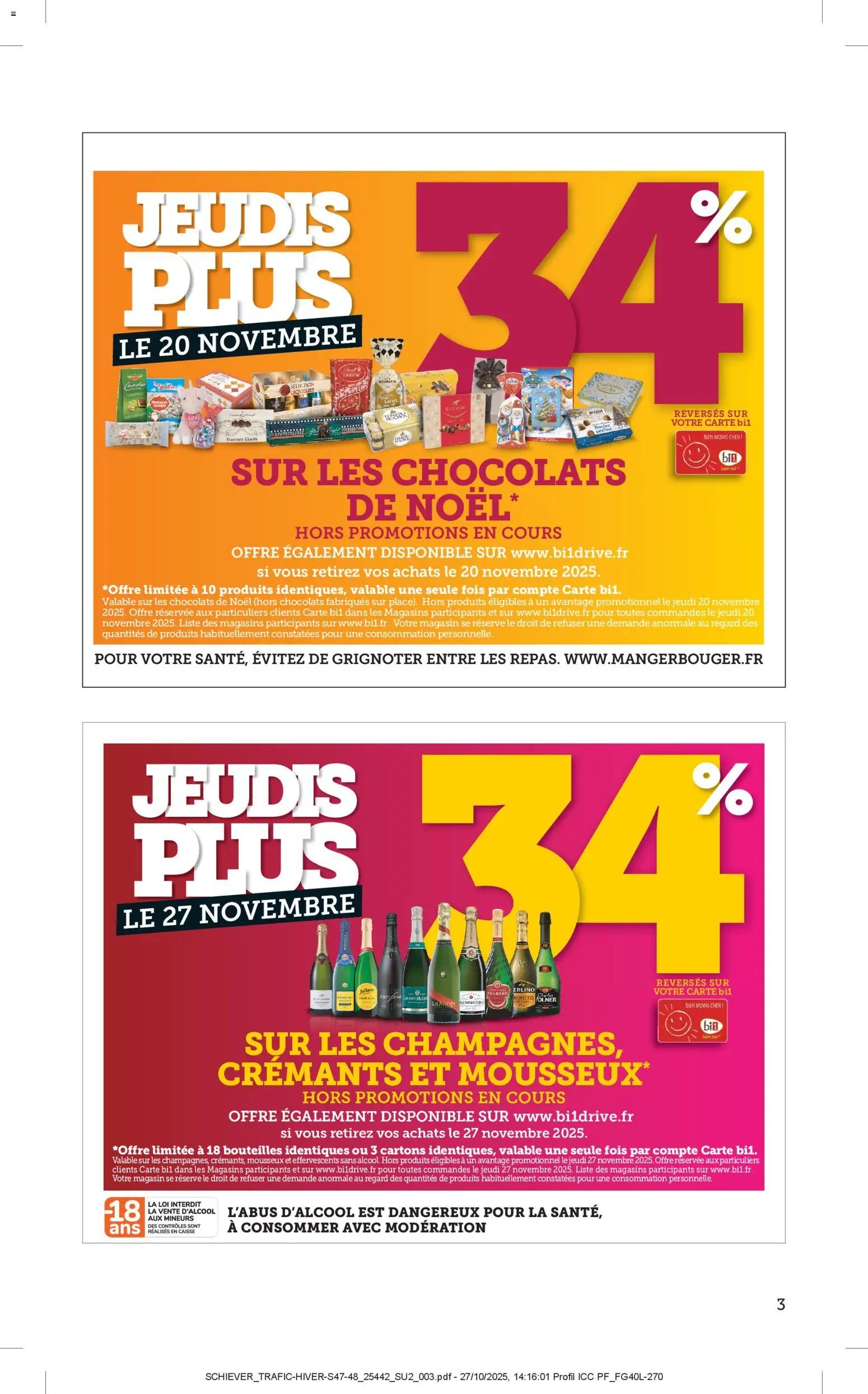 bi1 Le offre du moment