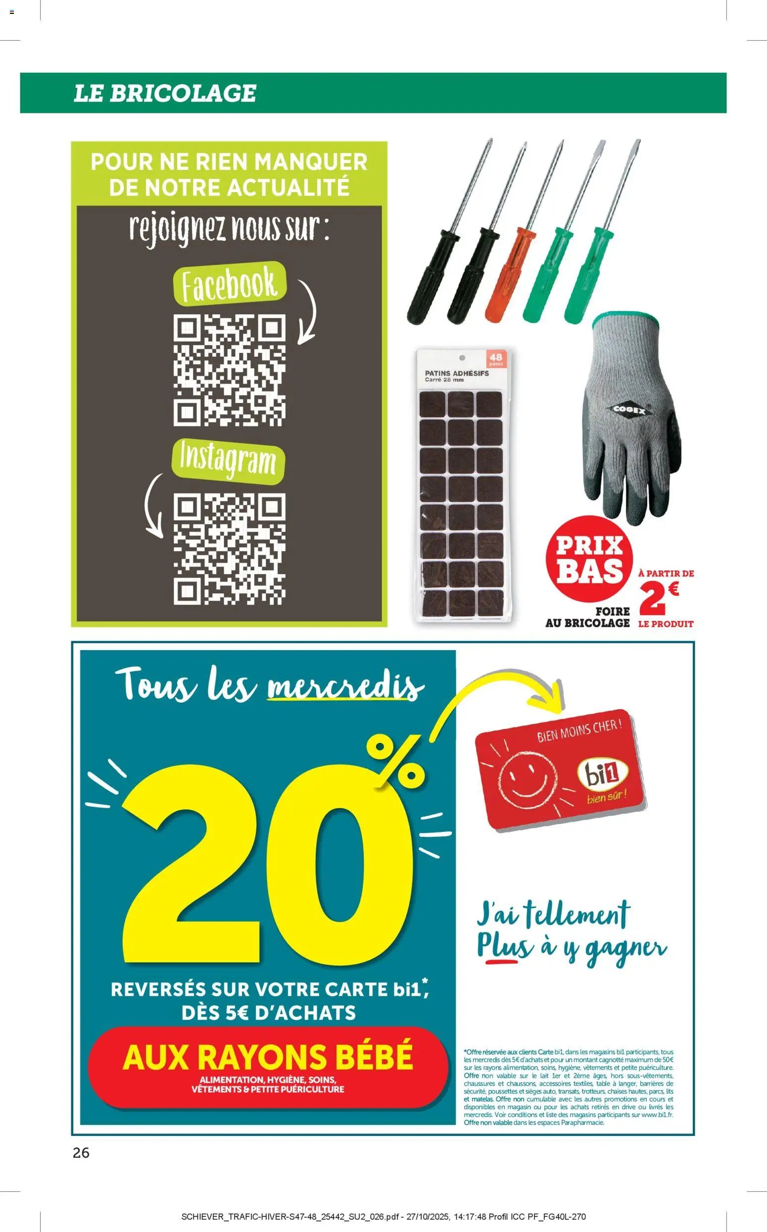 bi1 Le offre du moment