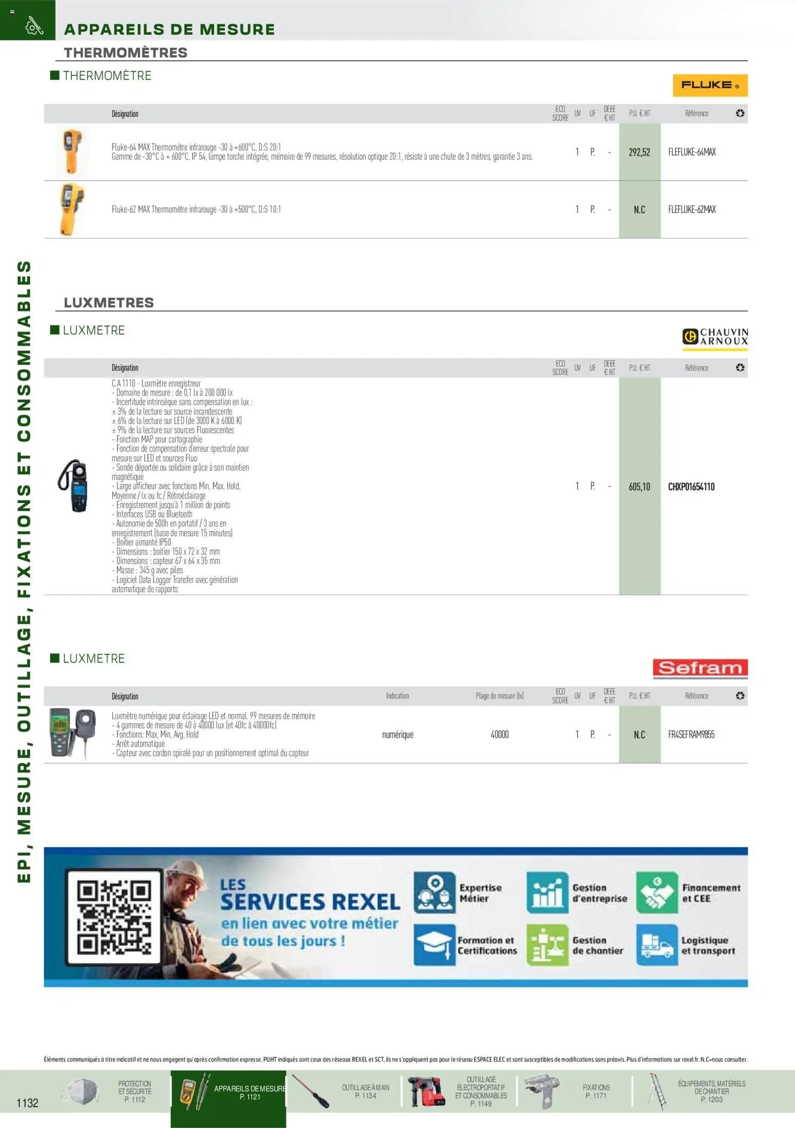 Rexel EPI, mesure, outillage, fixations et consommables (2025-09-01 - 2026-12-31)