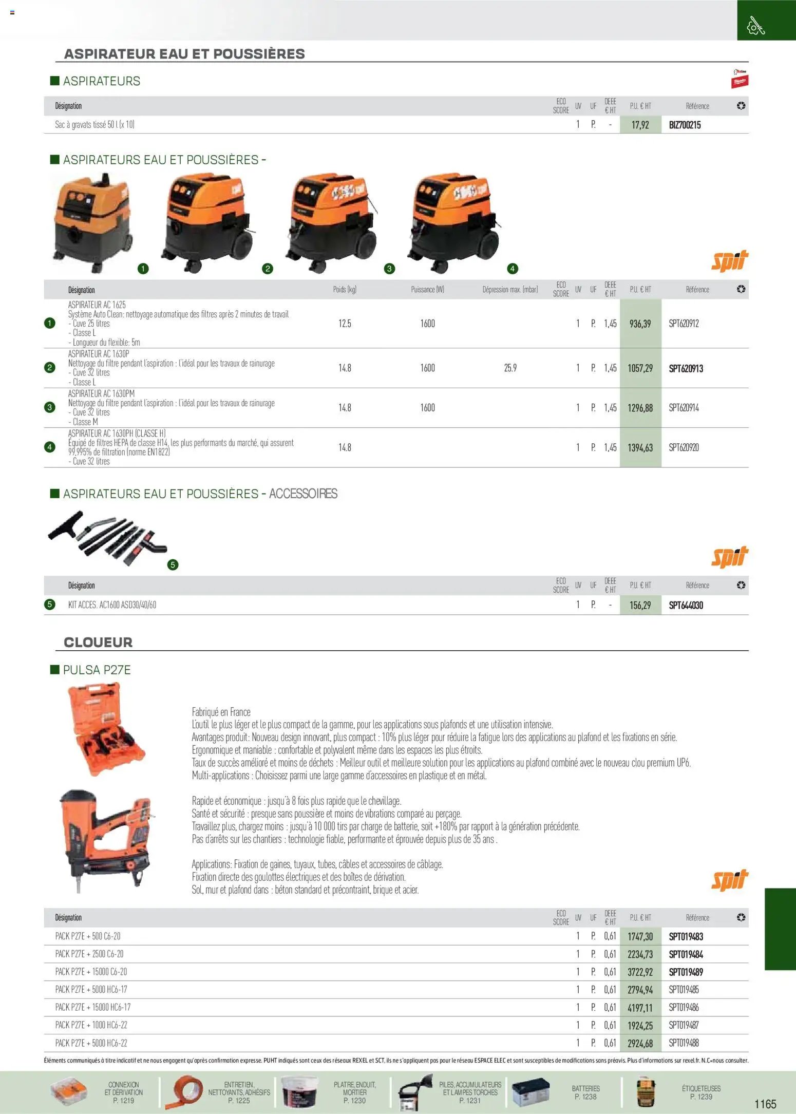Rexel EPI, mesure, outillage, fixations et consommables (2025-09-01 - 2026-12-31)