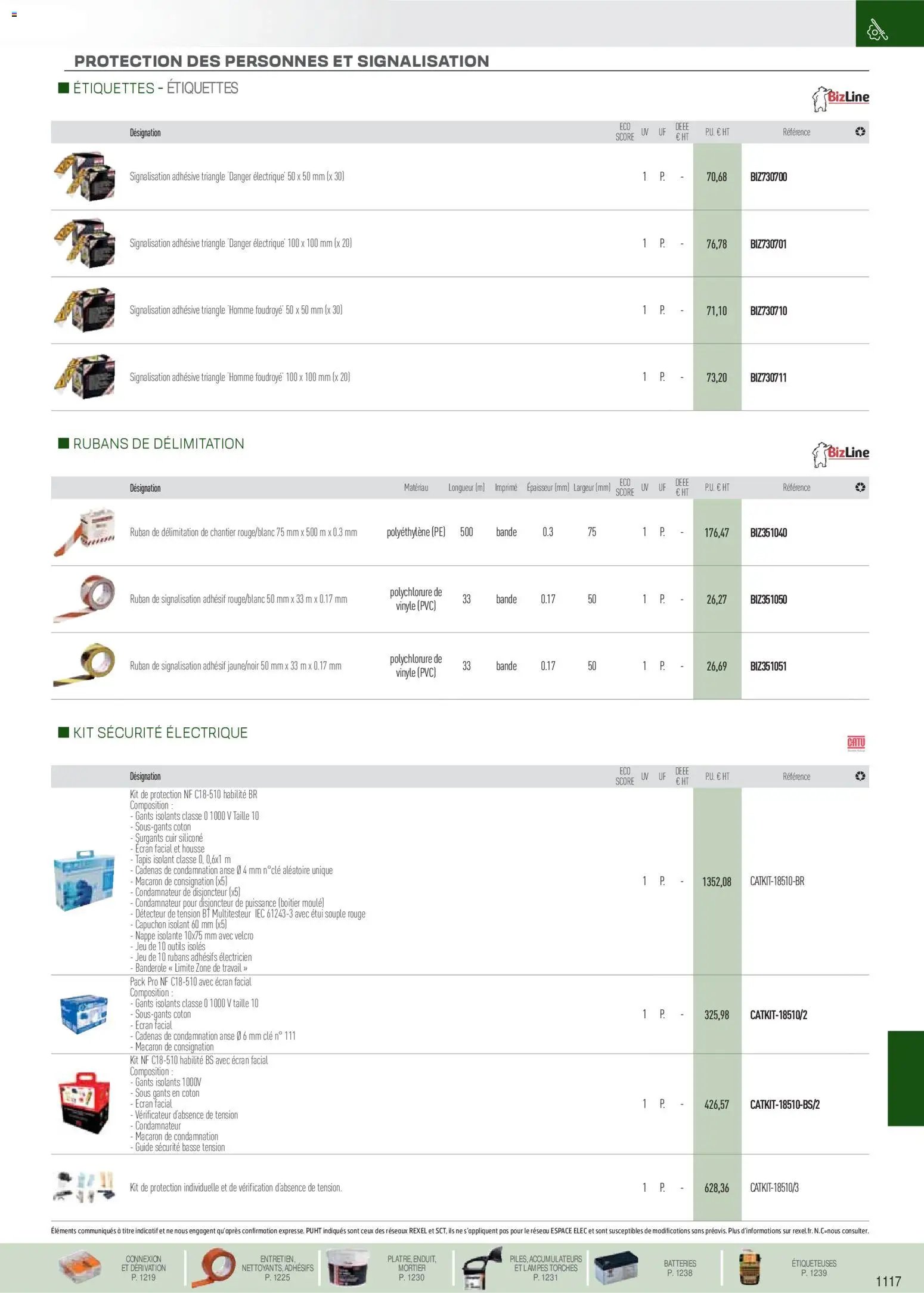 Rexel EPI, mesure, outillage, fixations et consommables