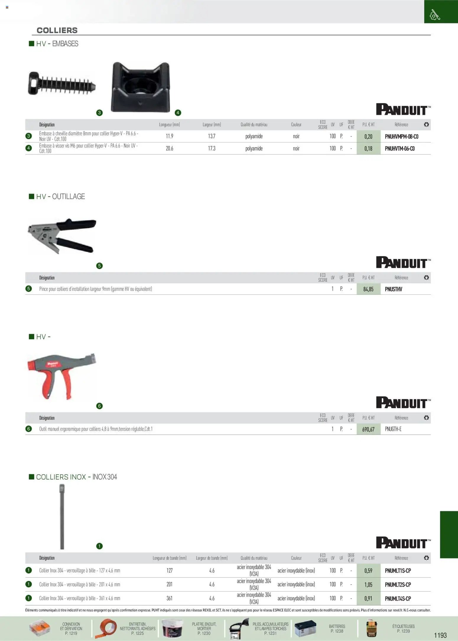 Rexel EPI, mesure, outillage, fixations et consommables (2025-09-01 - 2026-12-31)