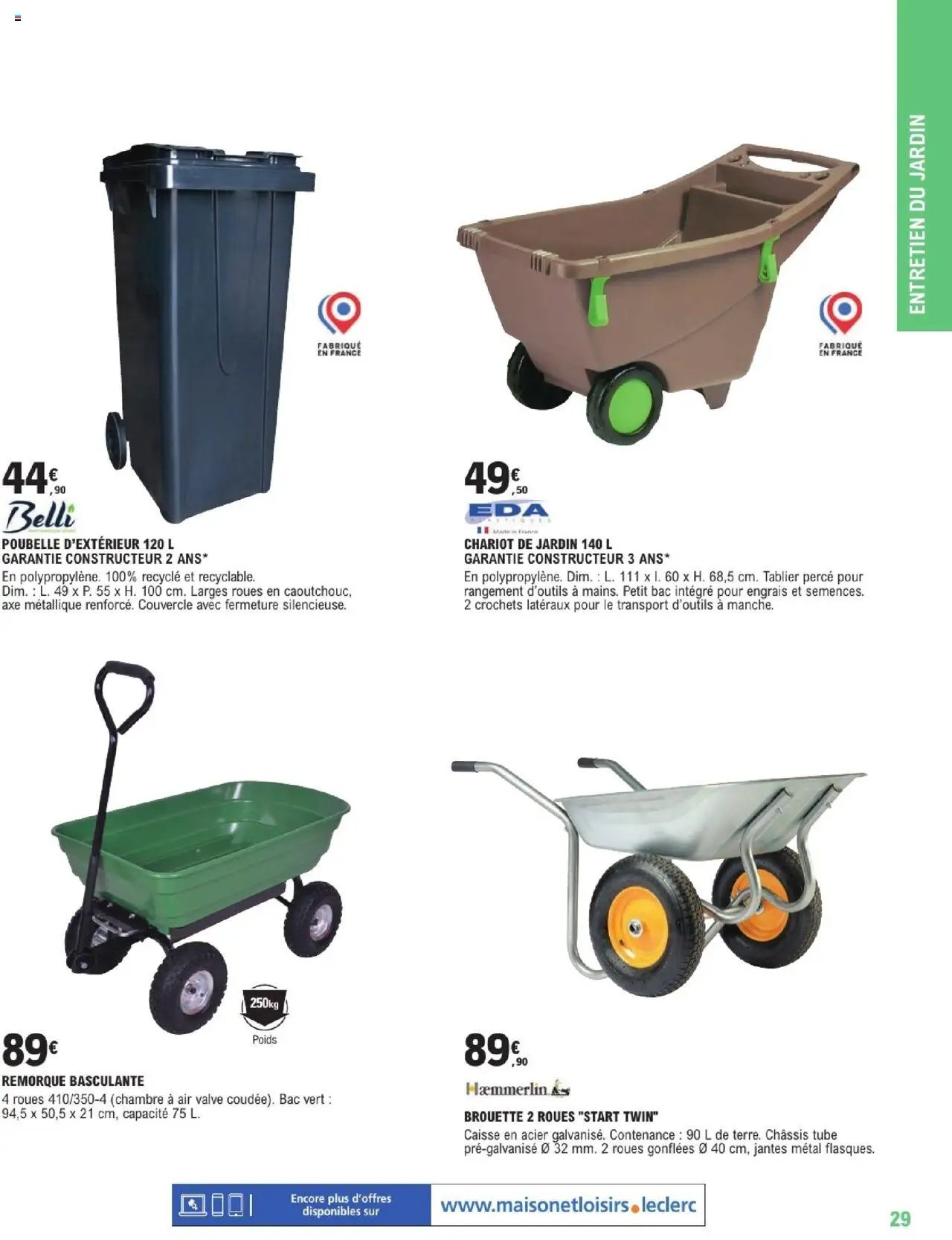 Brico E.Leclerc Guide jardin | Varennes sur seine