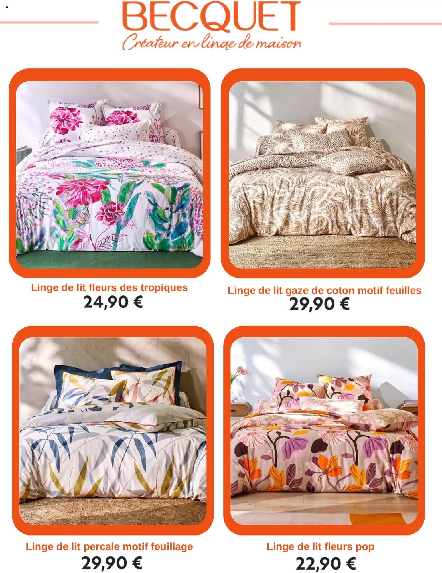 Becquet catalogue Été