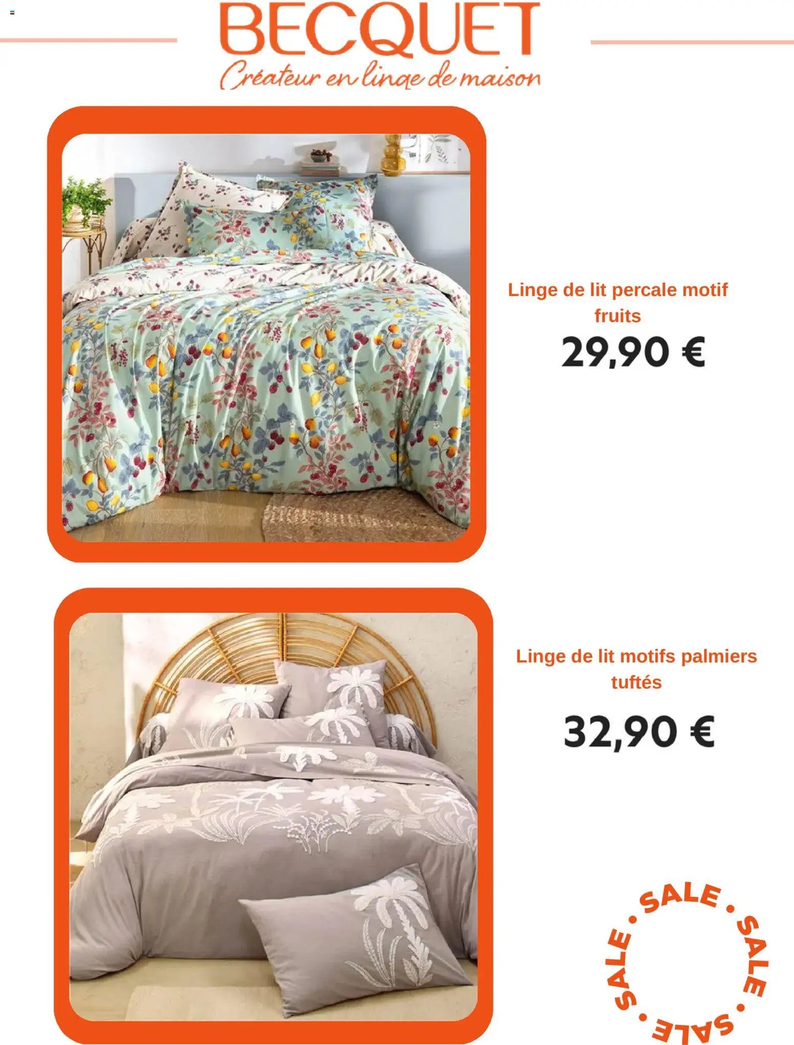 Becquet catalogue Été