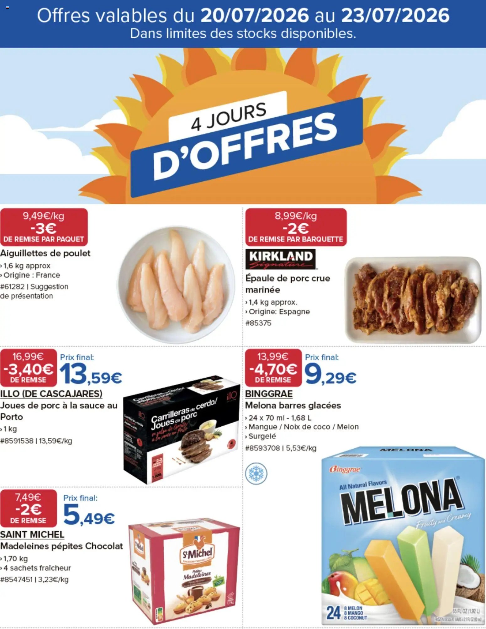 Costco 4 jours d'offres