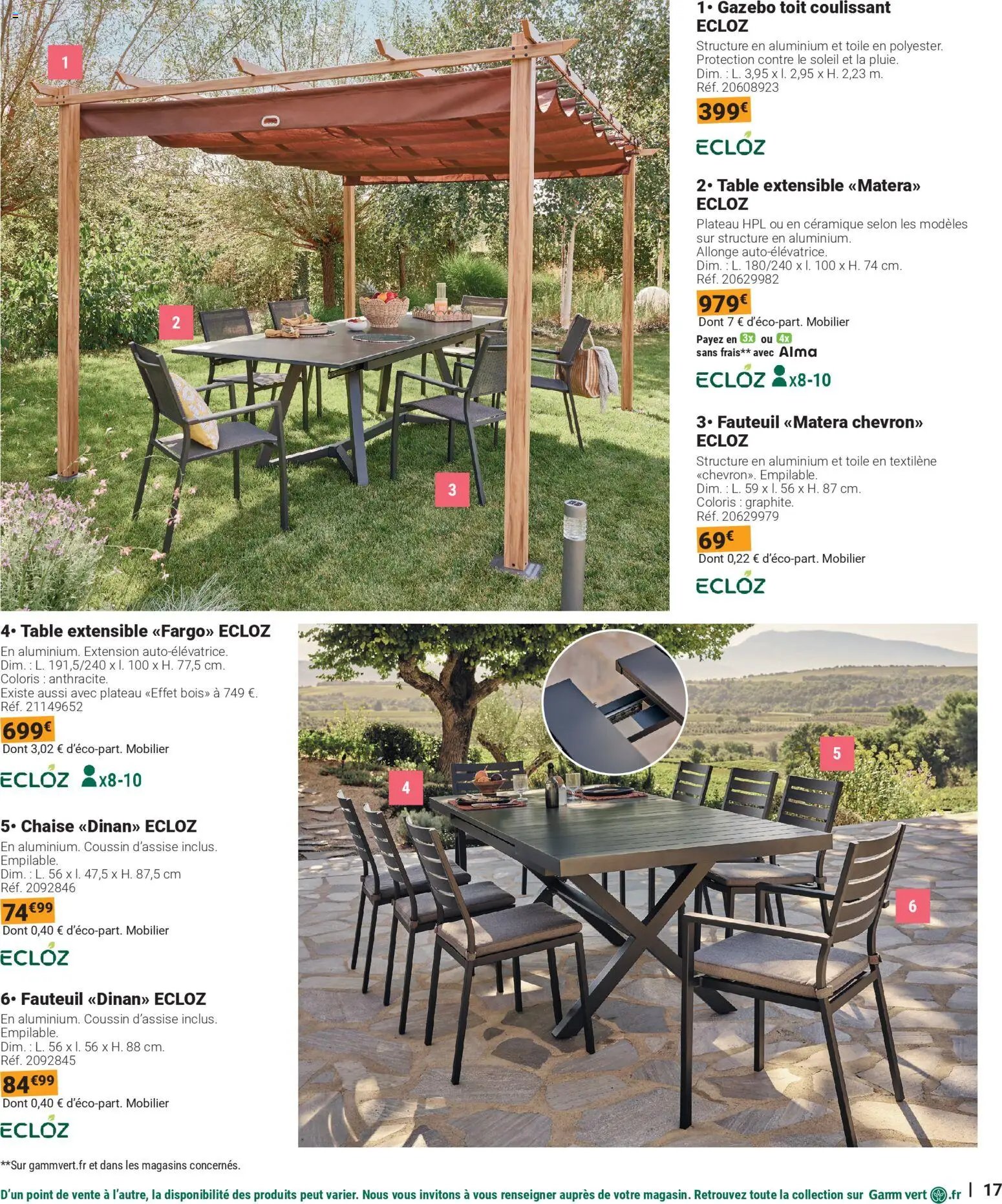 Gamm vert - Catalogue plein air  (2026-03-18 - 2026-05-31)