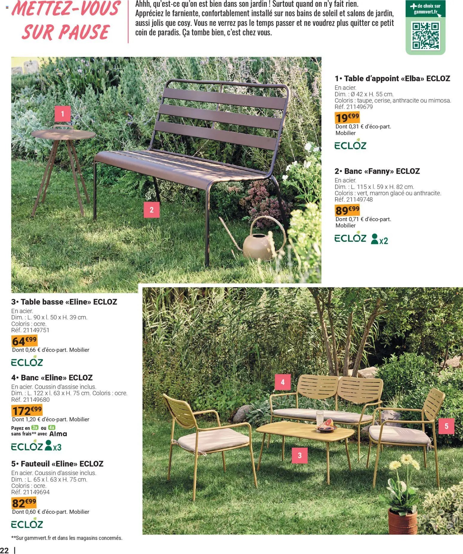 Gamm vert - Catalogue plein air  (2026-03-18 - 2026-05-31)