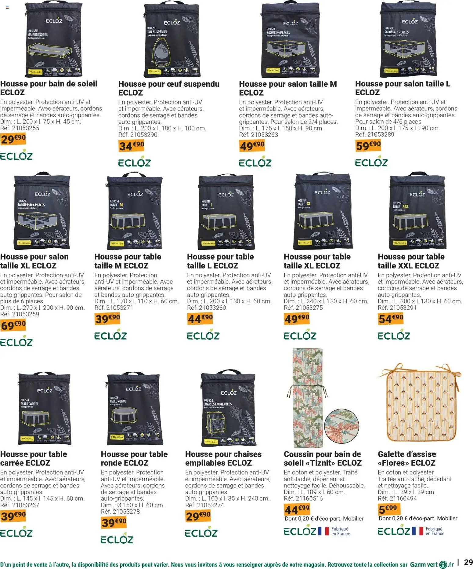 Gamm vert - Catalogue plein air  (2026-03-18 - 2026-05-31)