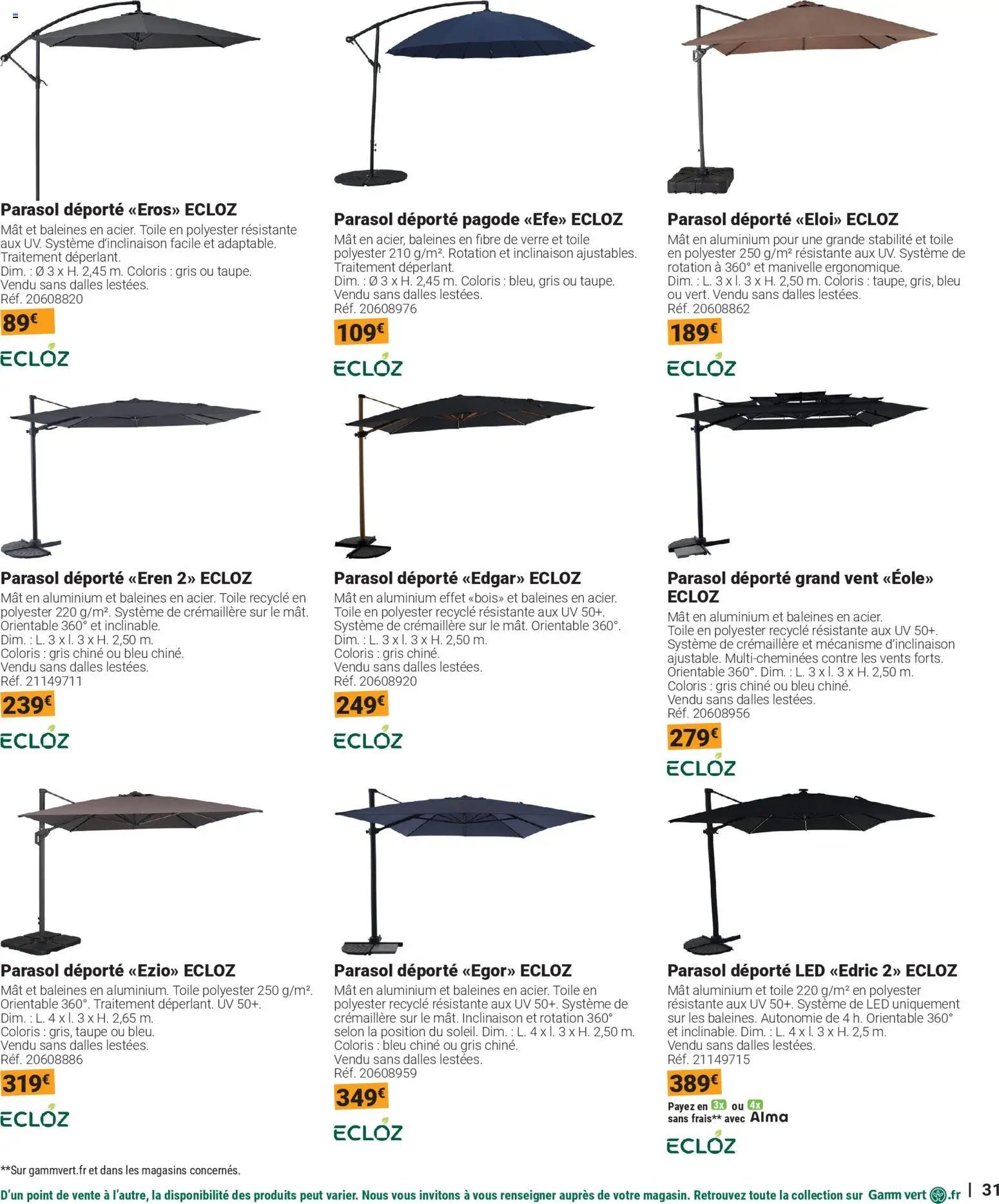 Gamm vert - Catalogue plein air  (2026-03-18 - 2026-05-31)