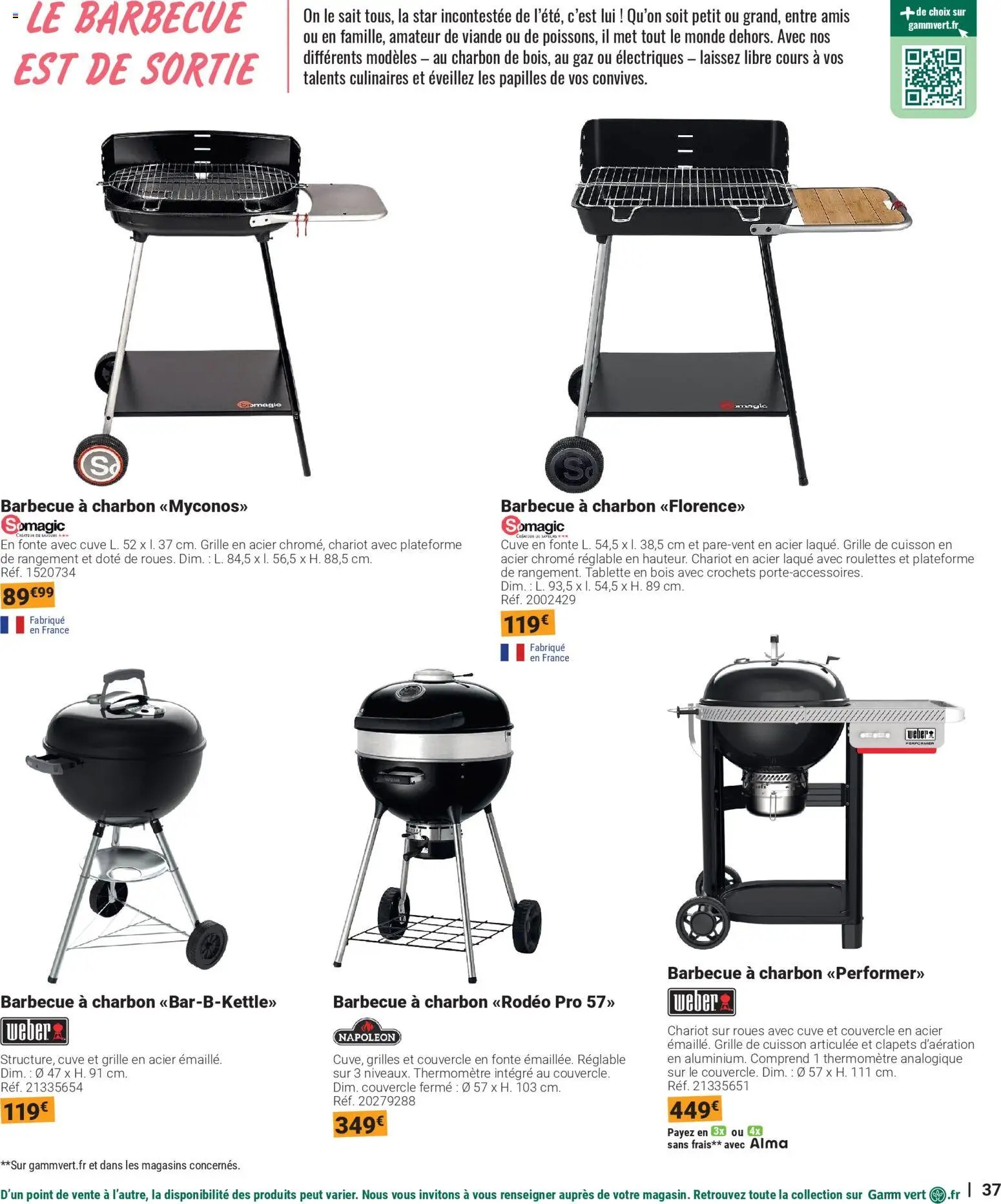 Gamm vert - Catalogue plein air 