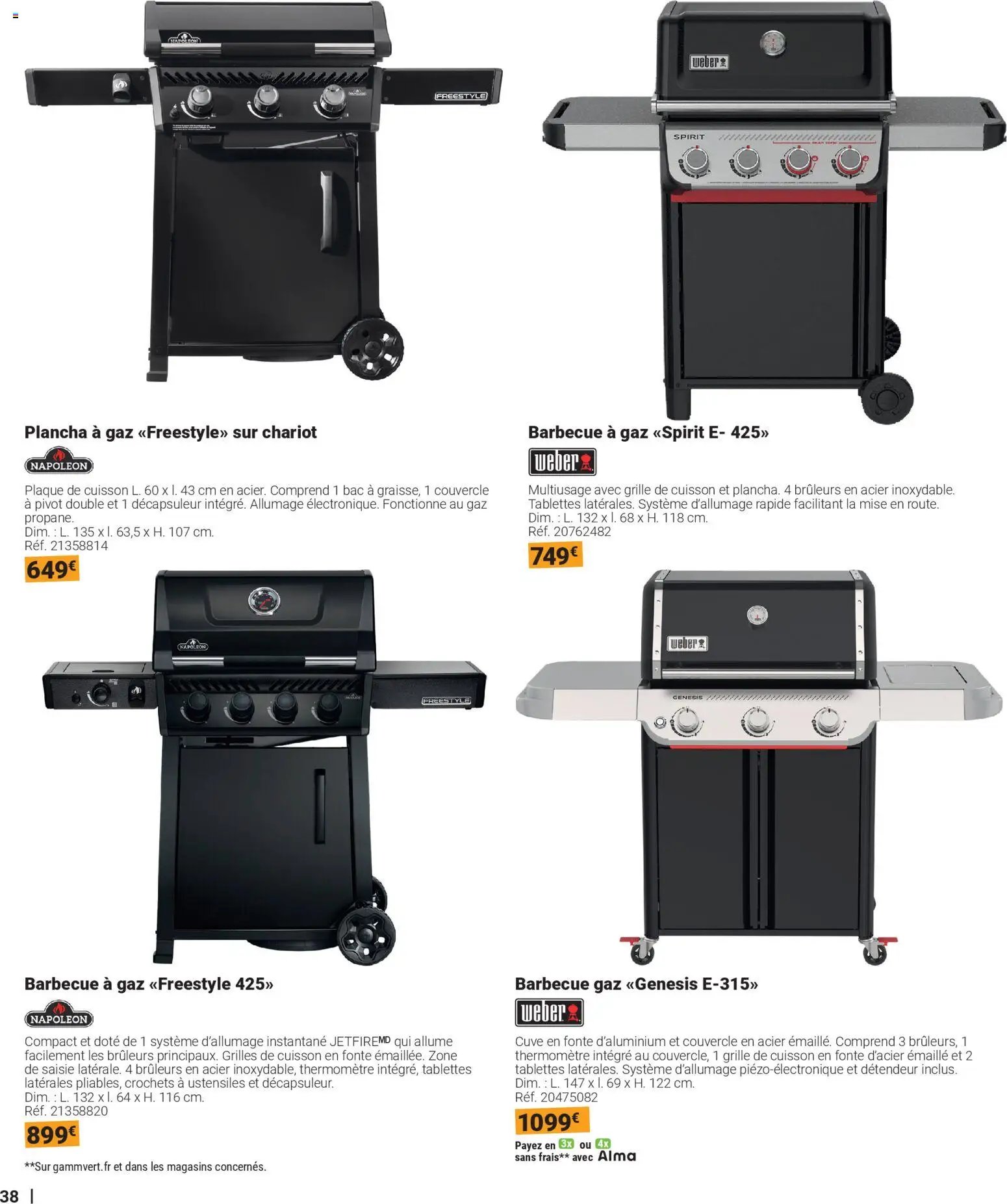 Gamm vert - Catalogue plein air 