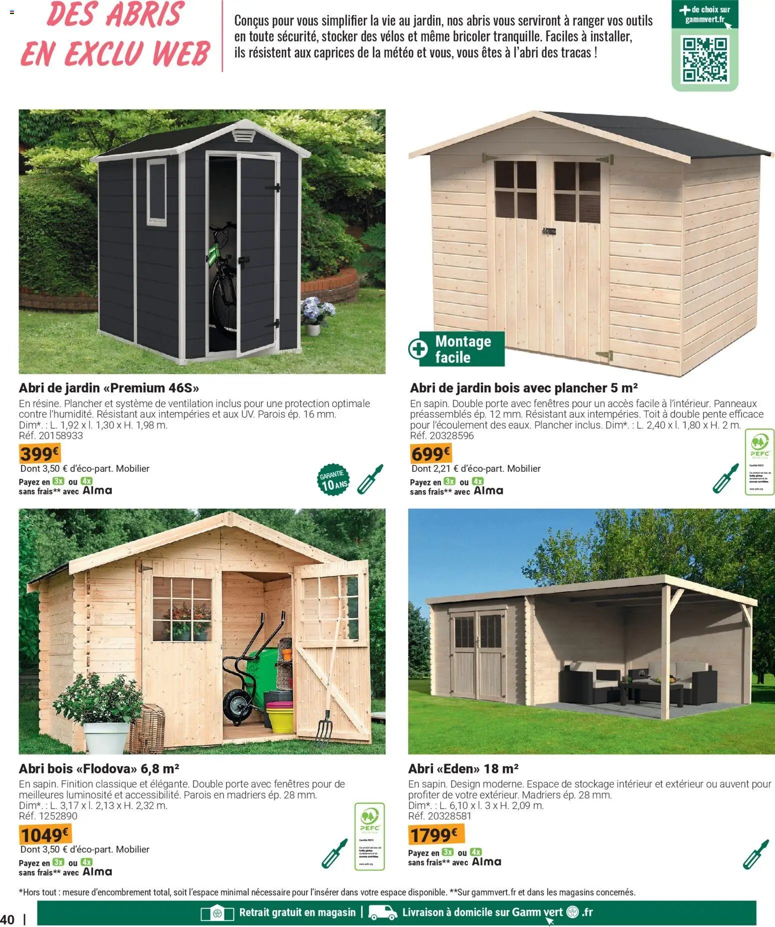 Gamm vert - Catalogue plein air 