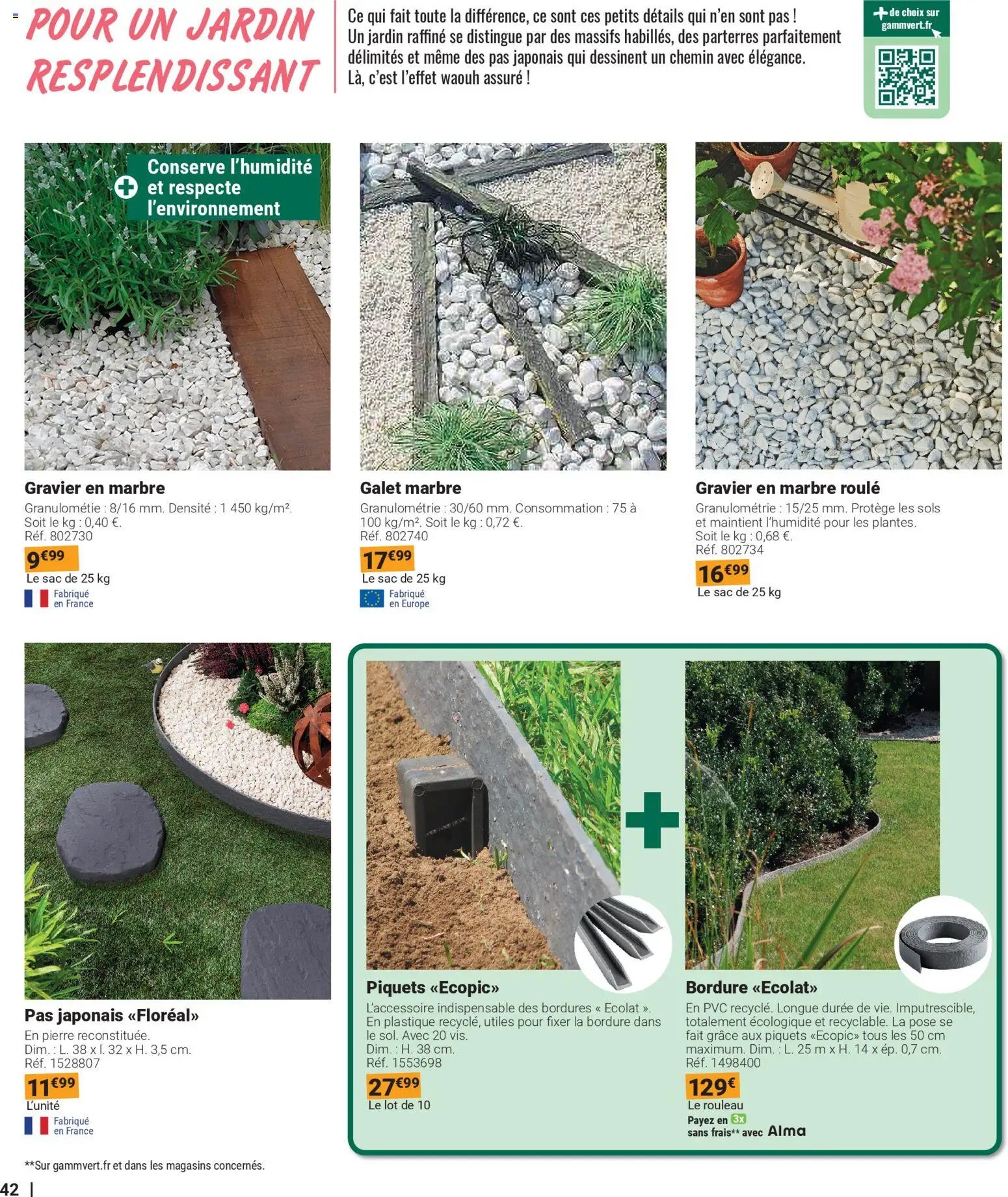 Gamm vert - Catalogue plein air 